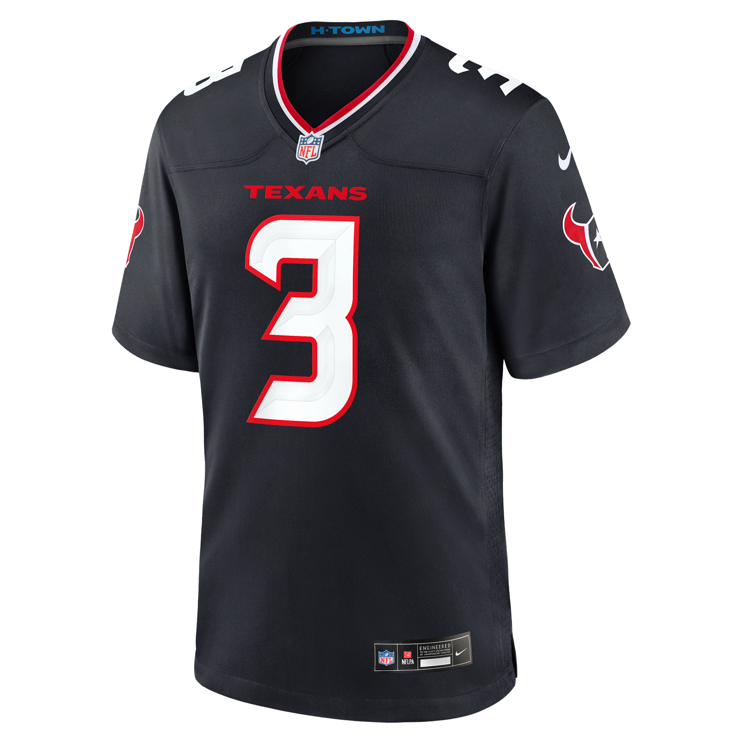 Tank Top Dell Houston Texans Nike Men's NFL Game Football Jersey in Blue | 67NM0B9F9HF-D1E