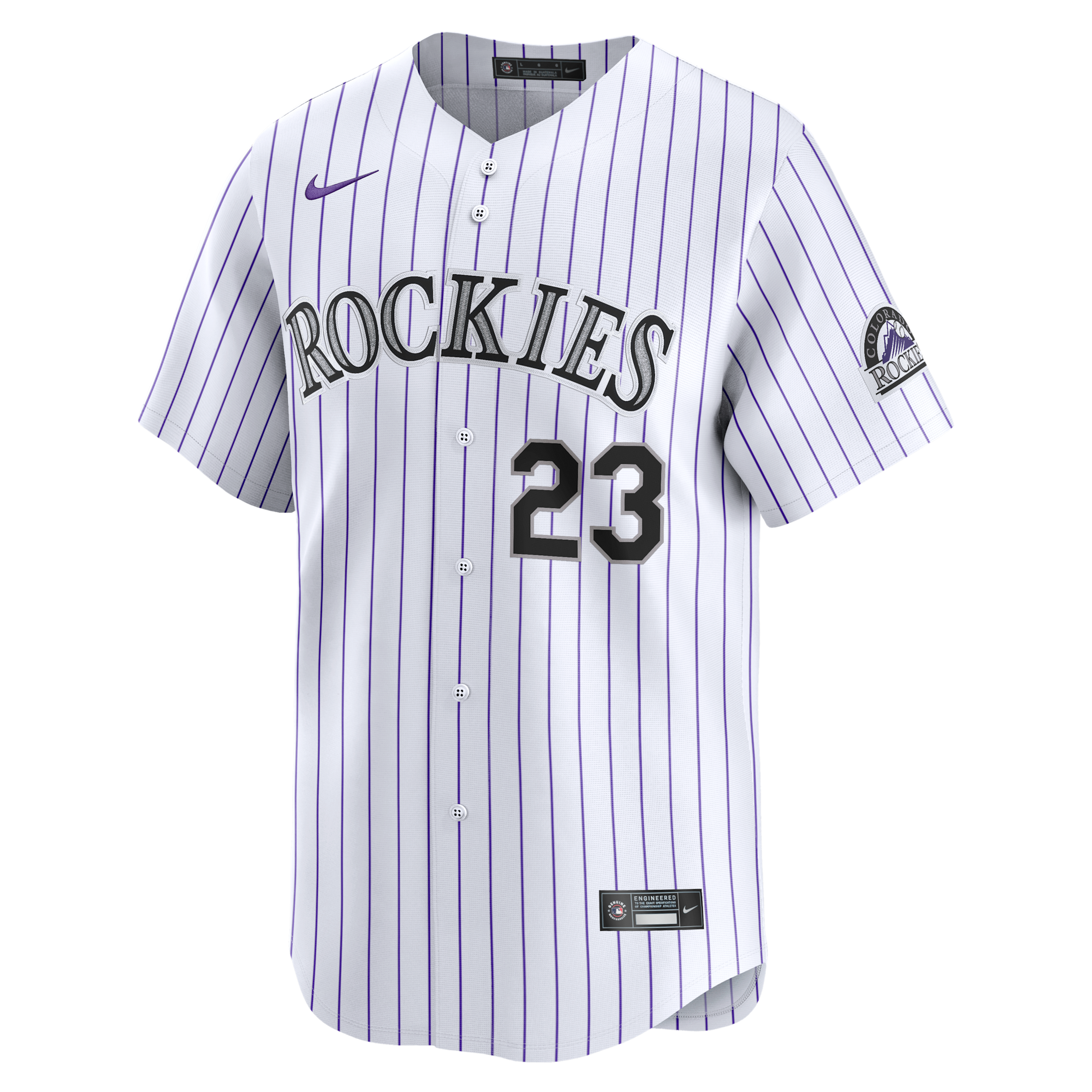 Kris Bryant Colorado Rockies Nike Men's Dri-FIT ADV MLB Limited Jersey in White | T7LMDNHODN9-005