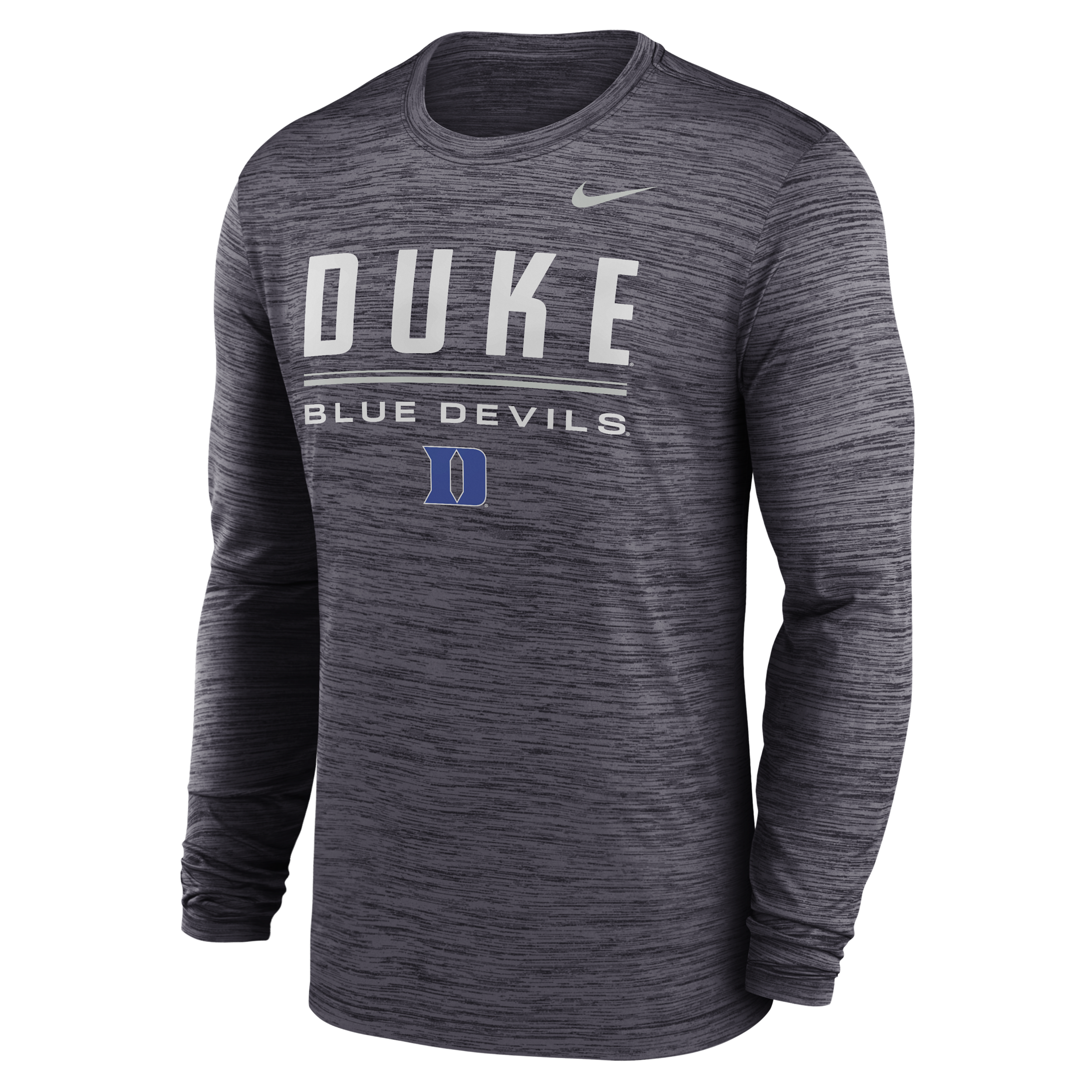 Duke Sideline Velocity Nike Men's Dri-FIT College T-Shirt in Black | 02EQ00ADU-FG7