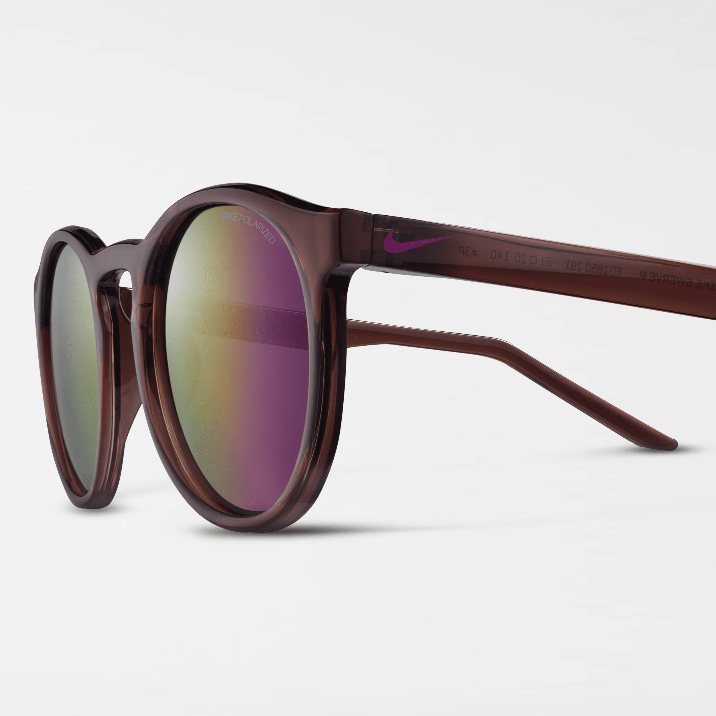 Nike Unisex Swerve Polarized Sunglasses In Purple