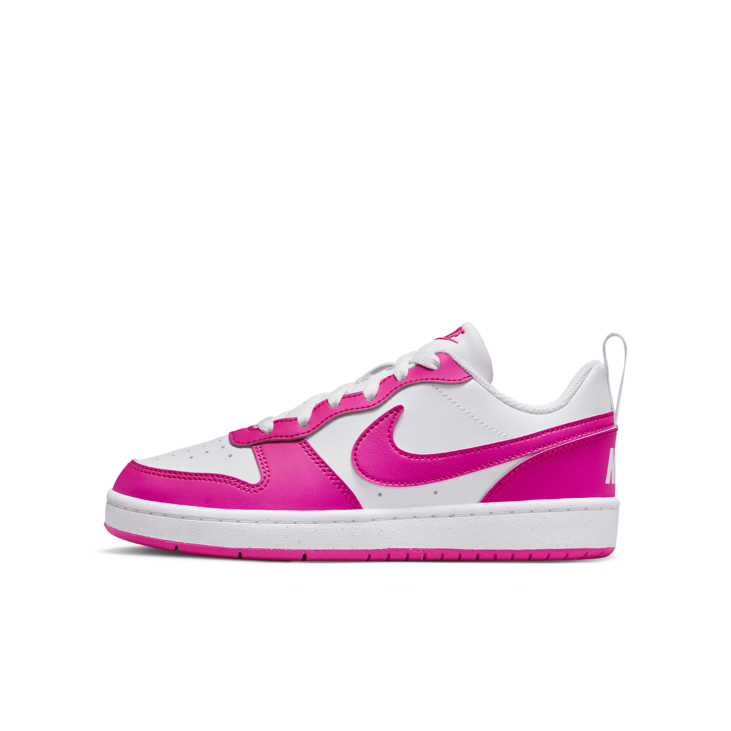 Nike Kids' Court Borough Low Top Sneaker In White