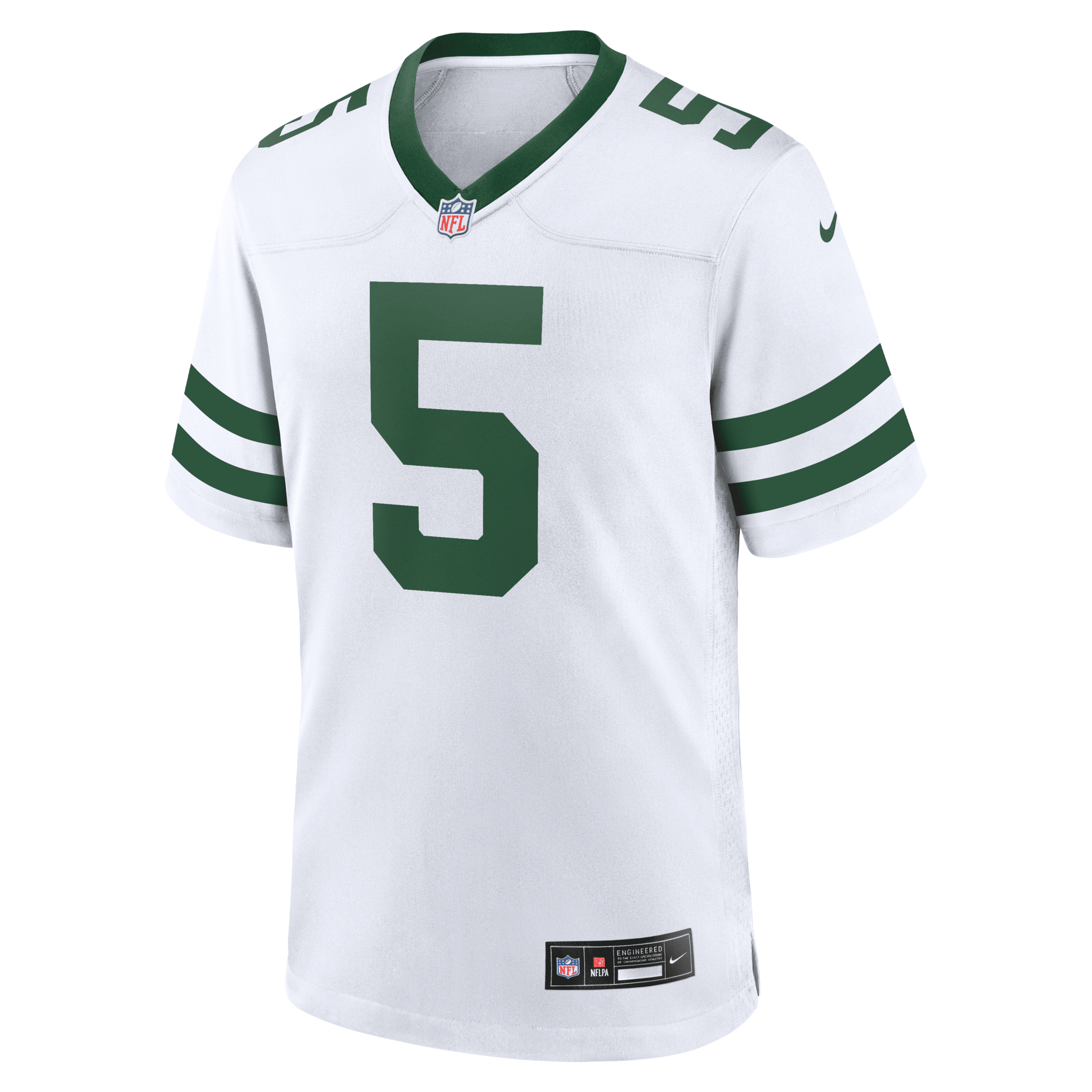 Nike Garrett Wilson New York Jets  Men's Dri-fit Nfl Limited Football Jersey In White