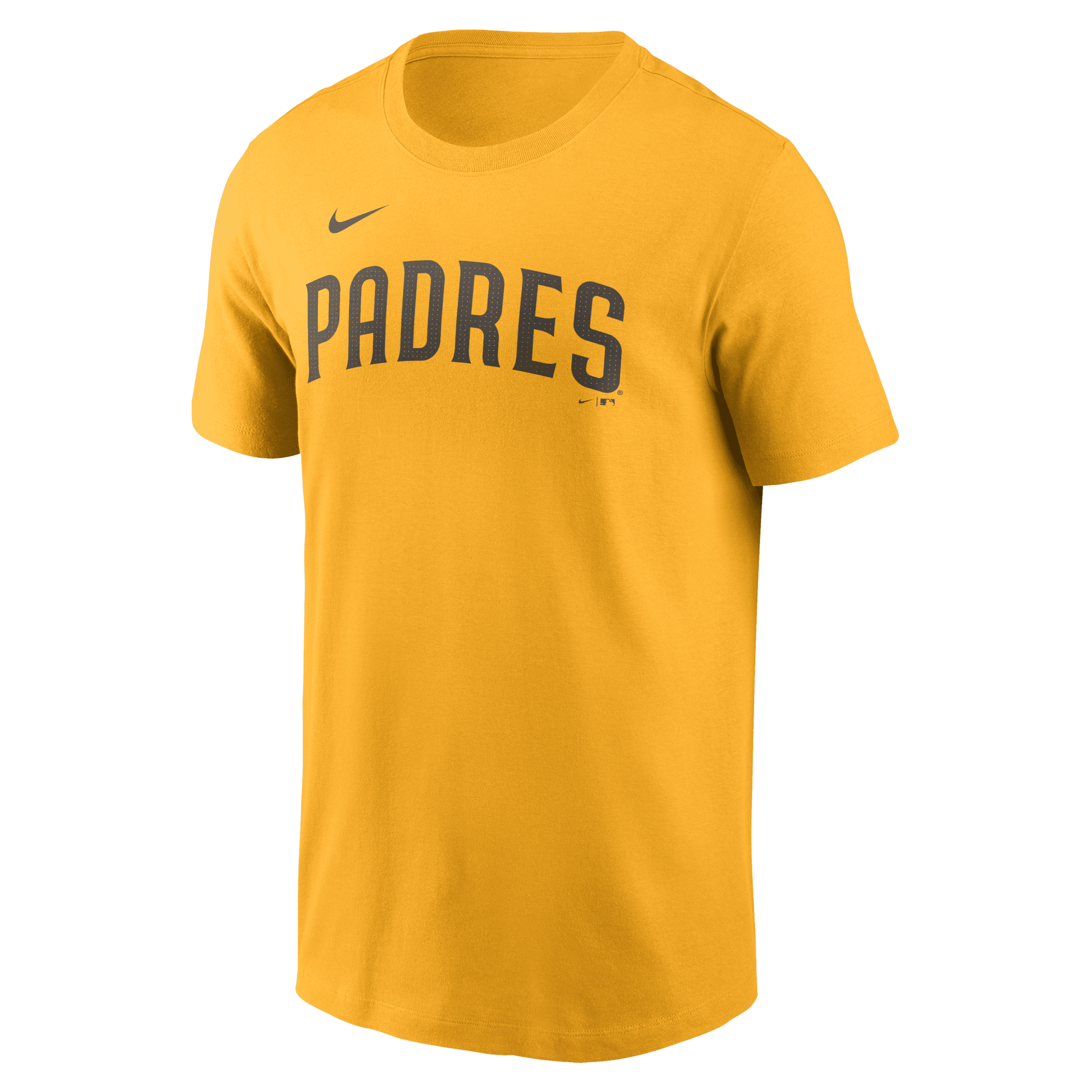 Nike Men's Manny Machado Gold San Diego Padres Fuse Name Number T-shirt In Brown