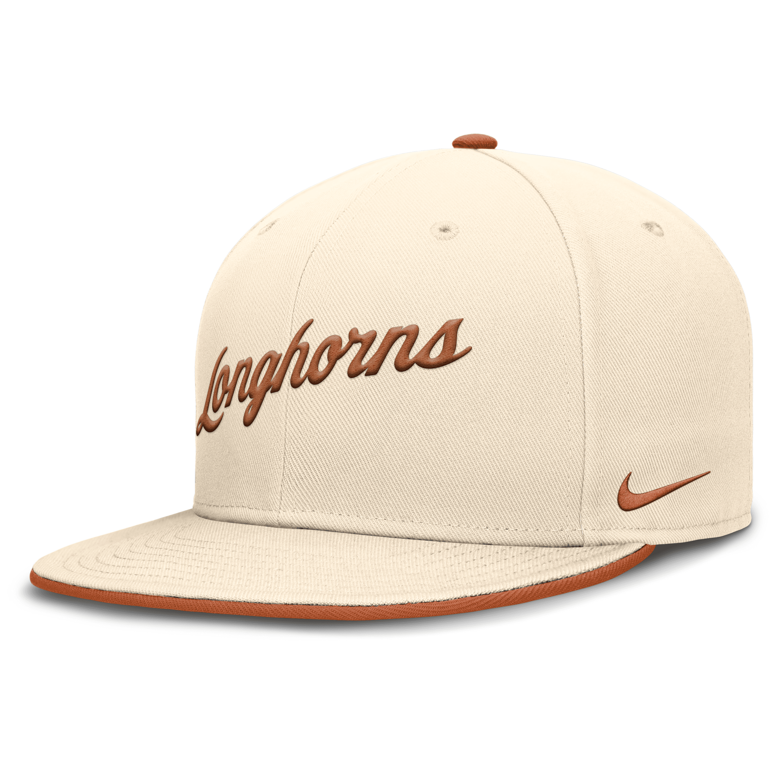 NIKE TEXAS LONGHORNS PRIMETIME TRUE MEN'S DRI-FIT COLLEGE FITTED HAT 1015802311