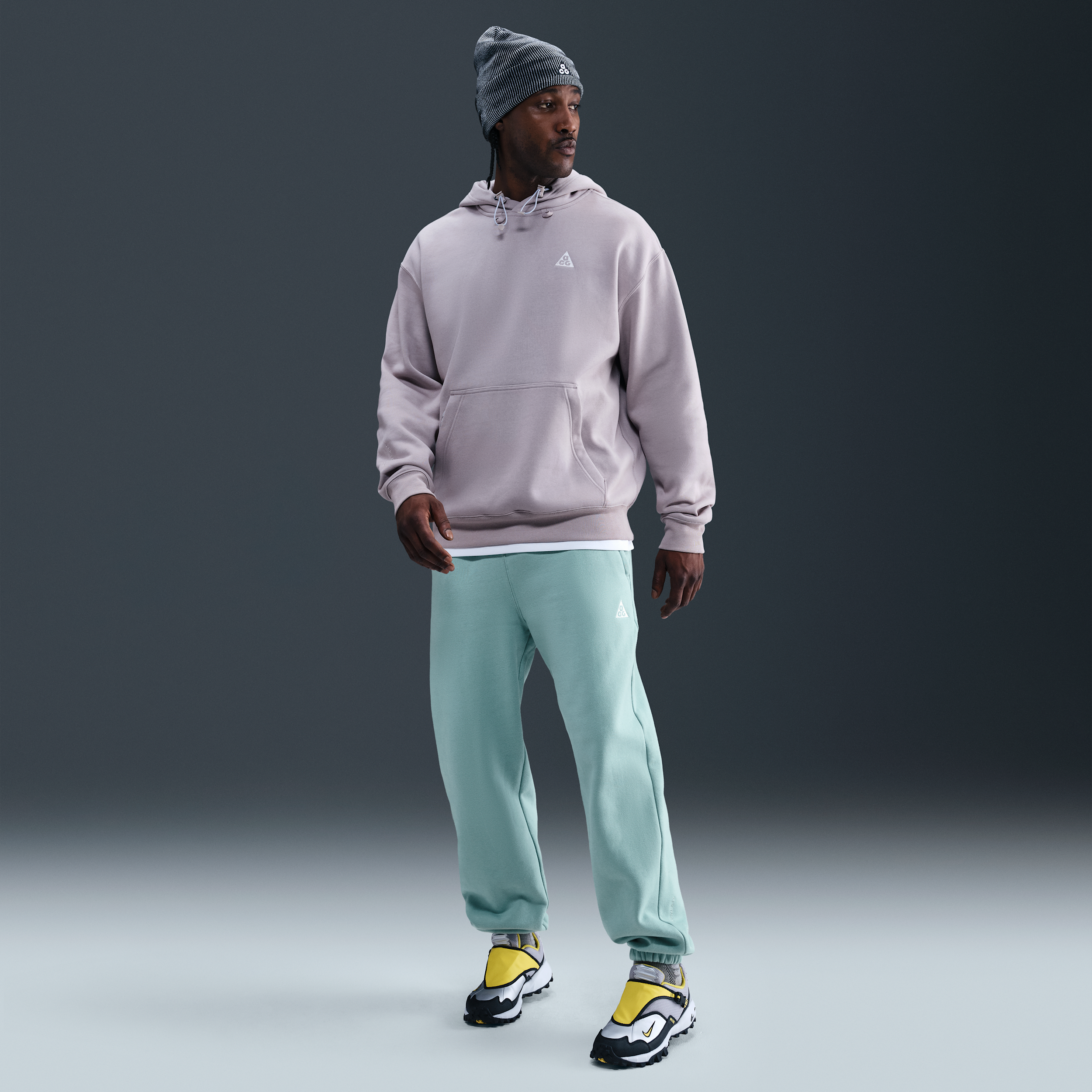Nike Men's  Acg "tuff Fleece" Pants In Green