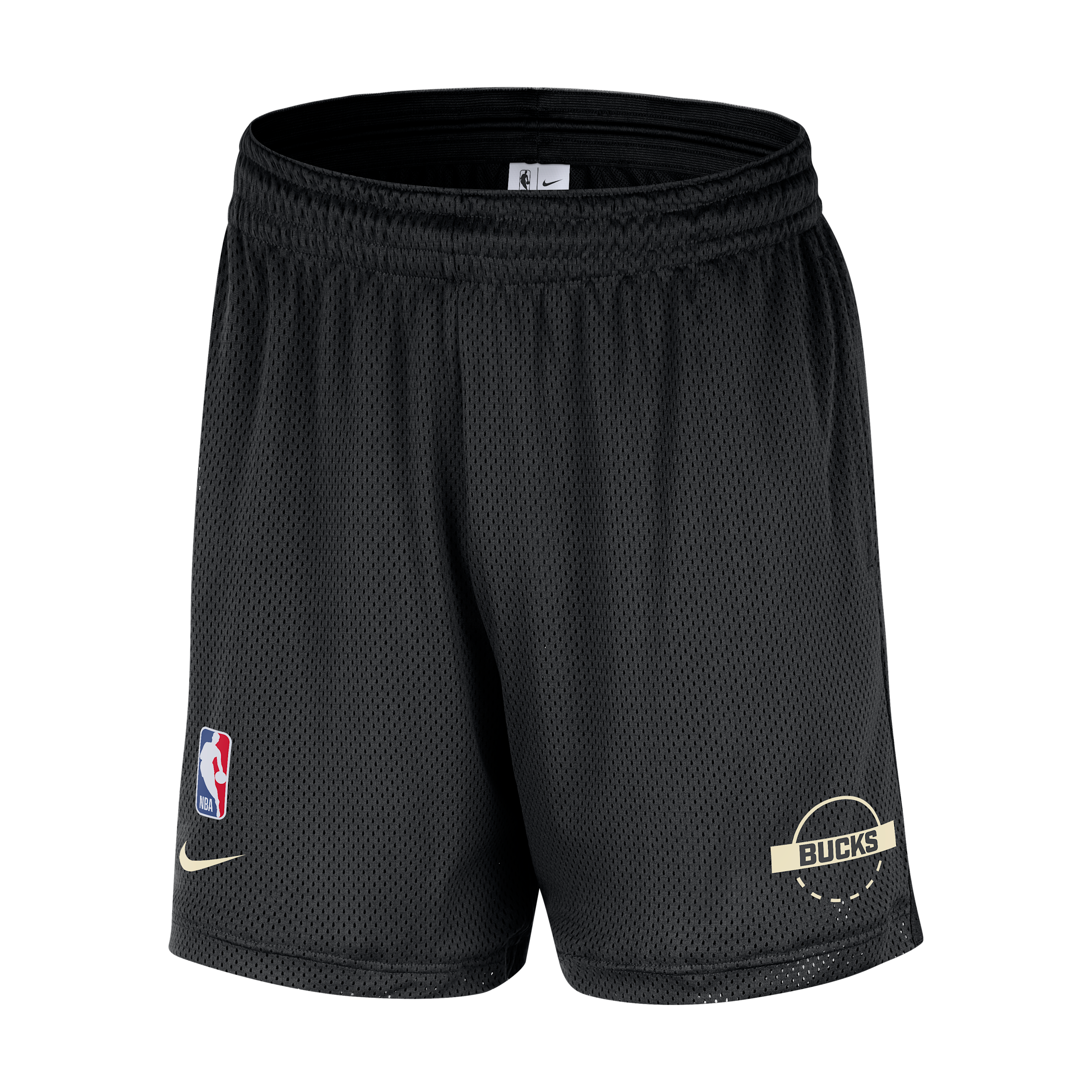 Nike Milwaukee Bucks  Men's Nba Mesh Shorts In Black