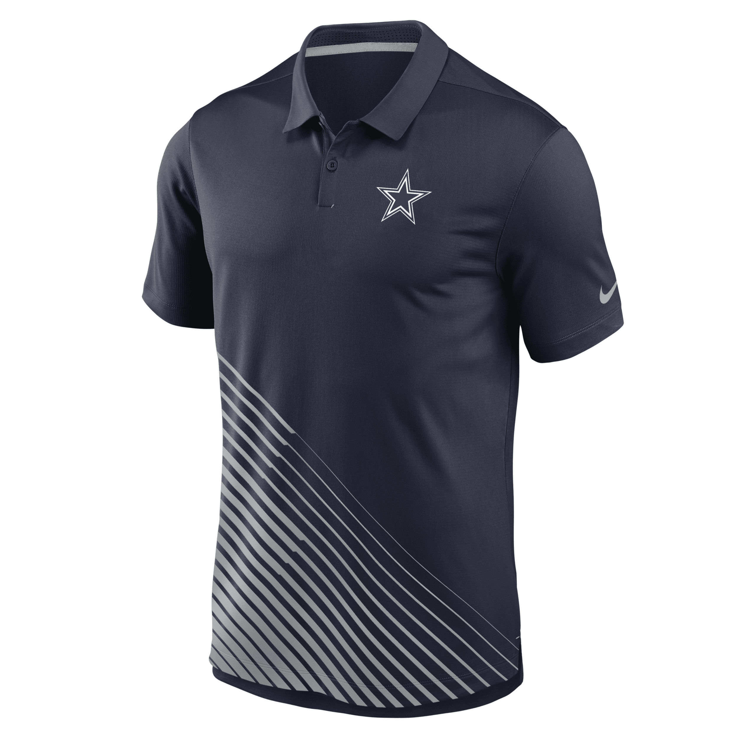 Shop Nike Men's Dri-fit Yard Line (nfl Dallas Cowboys) Polo In Blue