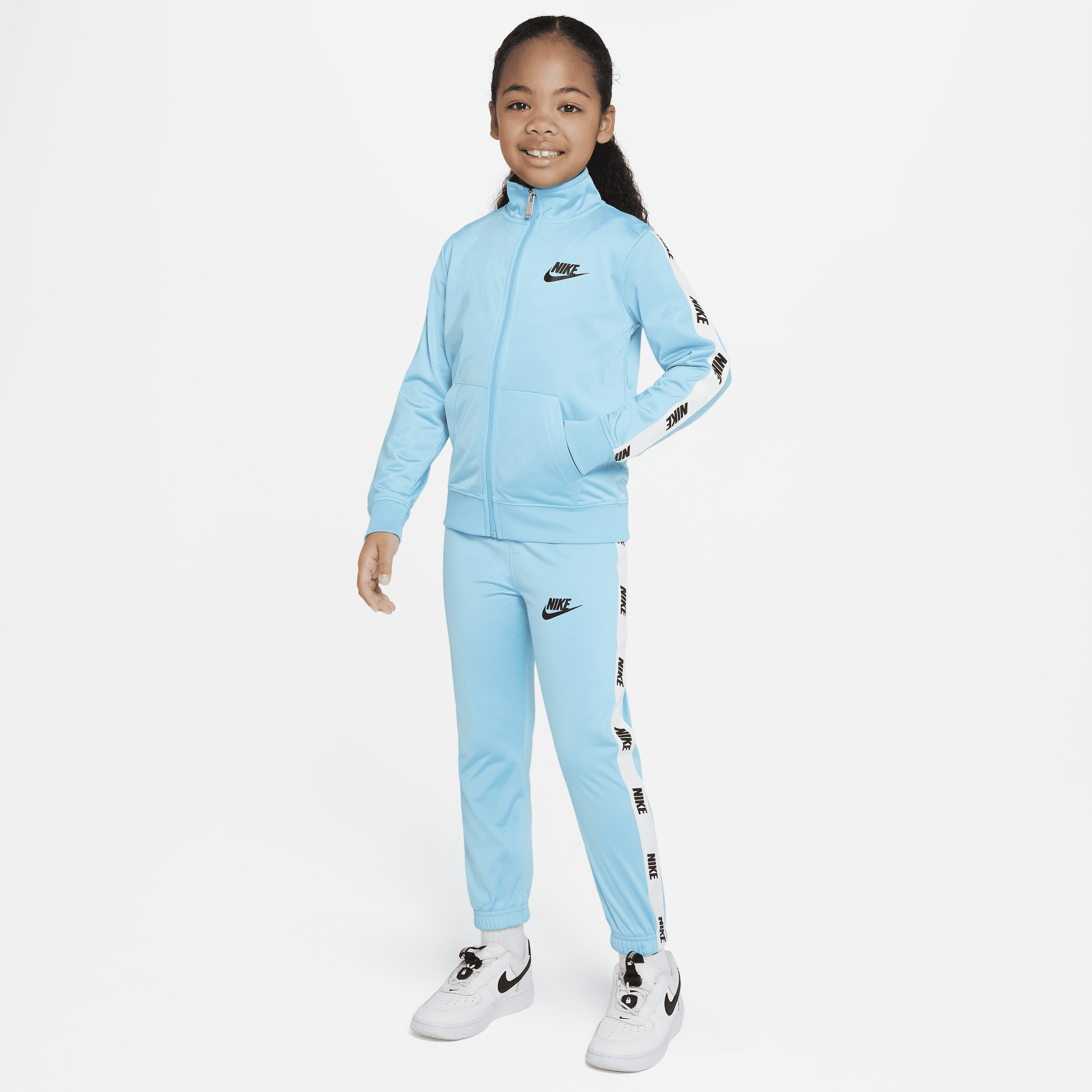 Nike Sportswear Little Kids' Tracksuit In Blue