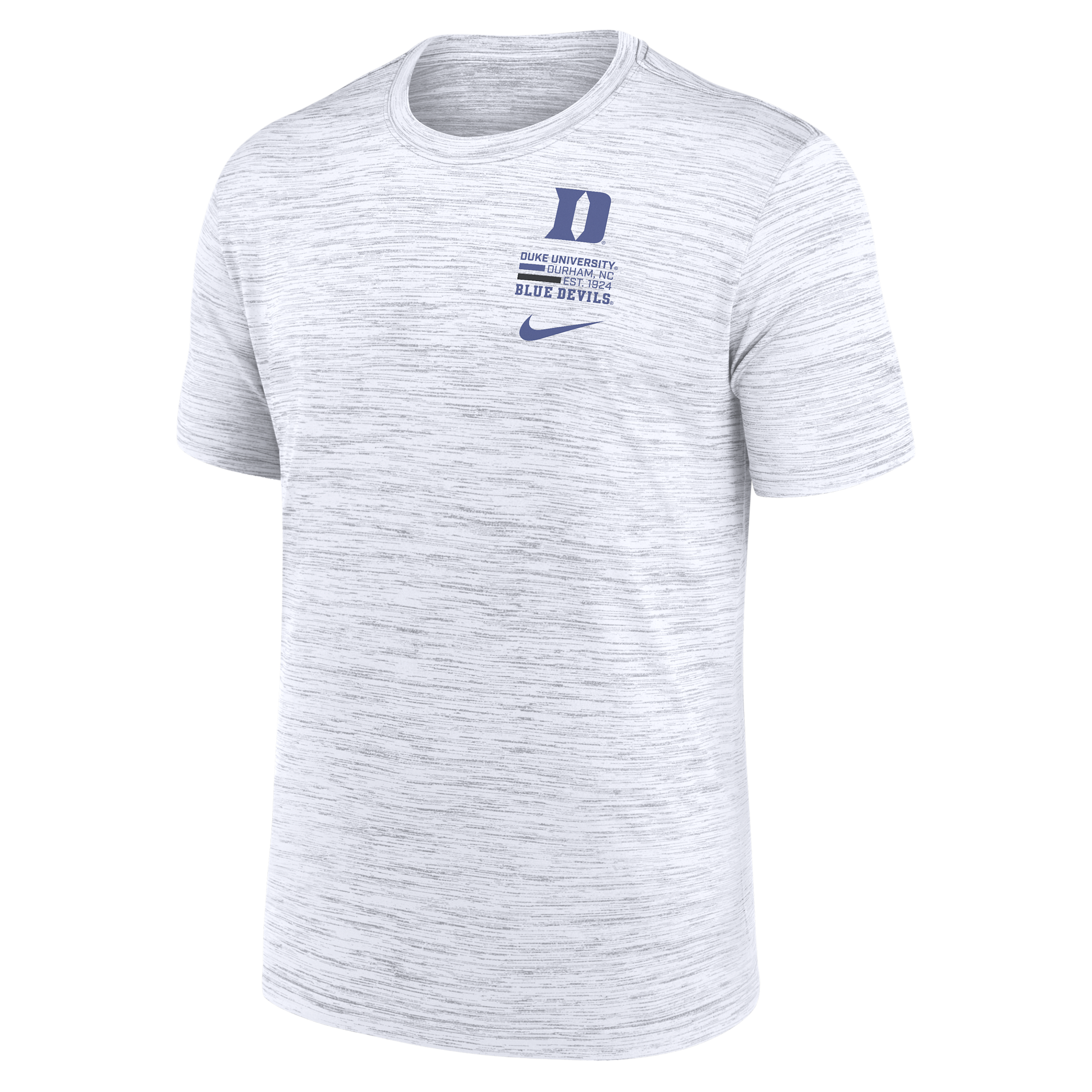 Nike Duke Campus Chest Stack Velocity  Men's Dri-fit College T-shirt In White