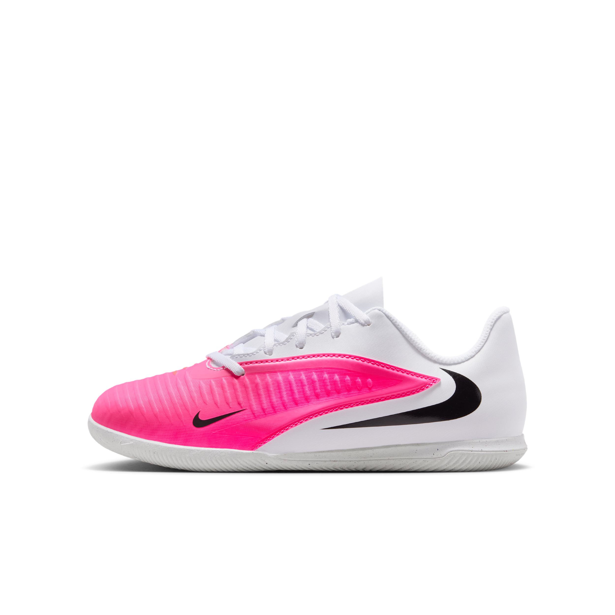Nike Jr. Phantom 6 Low Club Big Kids' Indoor/Court Soccer Shoes in Multicolor | IH1802-901