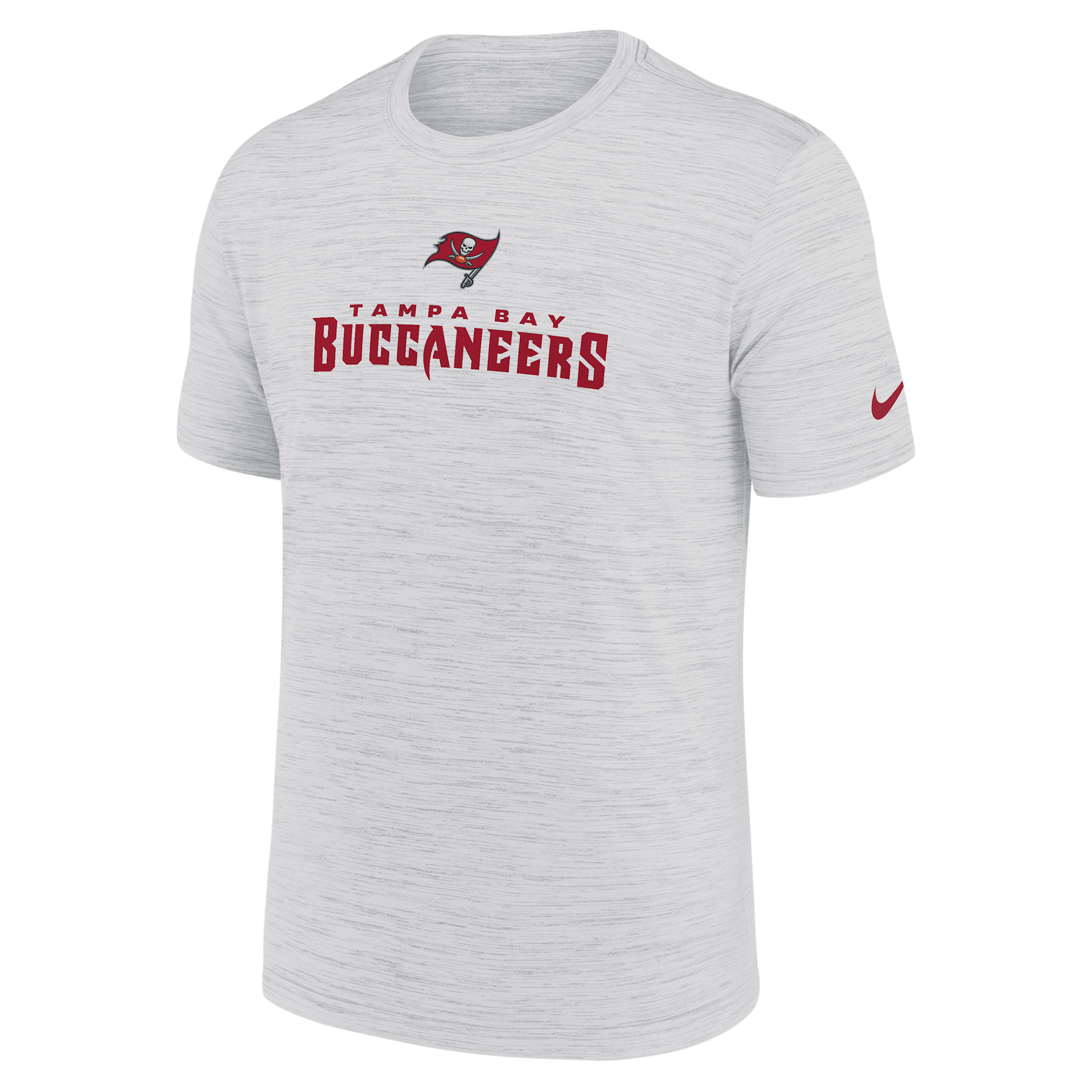 Tampa Bay Buccaneers Velocity Nike Men's Dri-FIT NFL T-Shirt in White | NKPQ10A8B-X3B