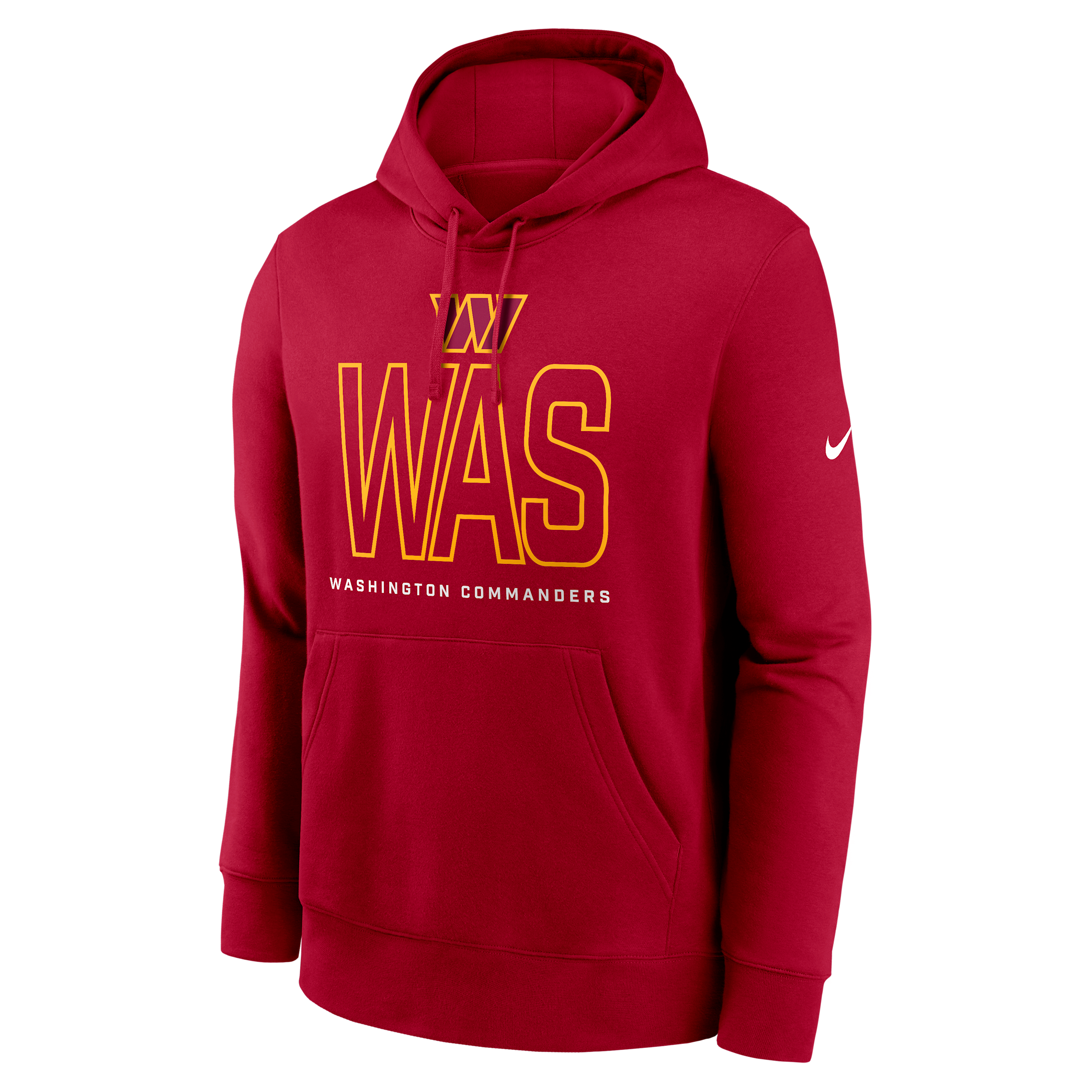 Nike Burgundy Washington Commanders Busted Play Club Fleece Pullover Hoodie In Red