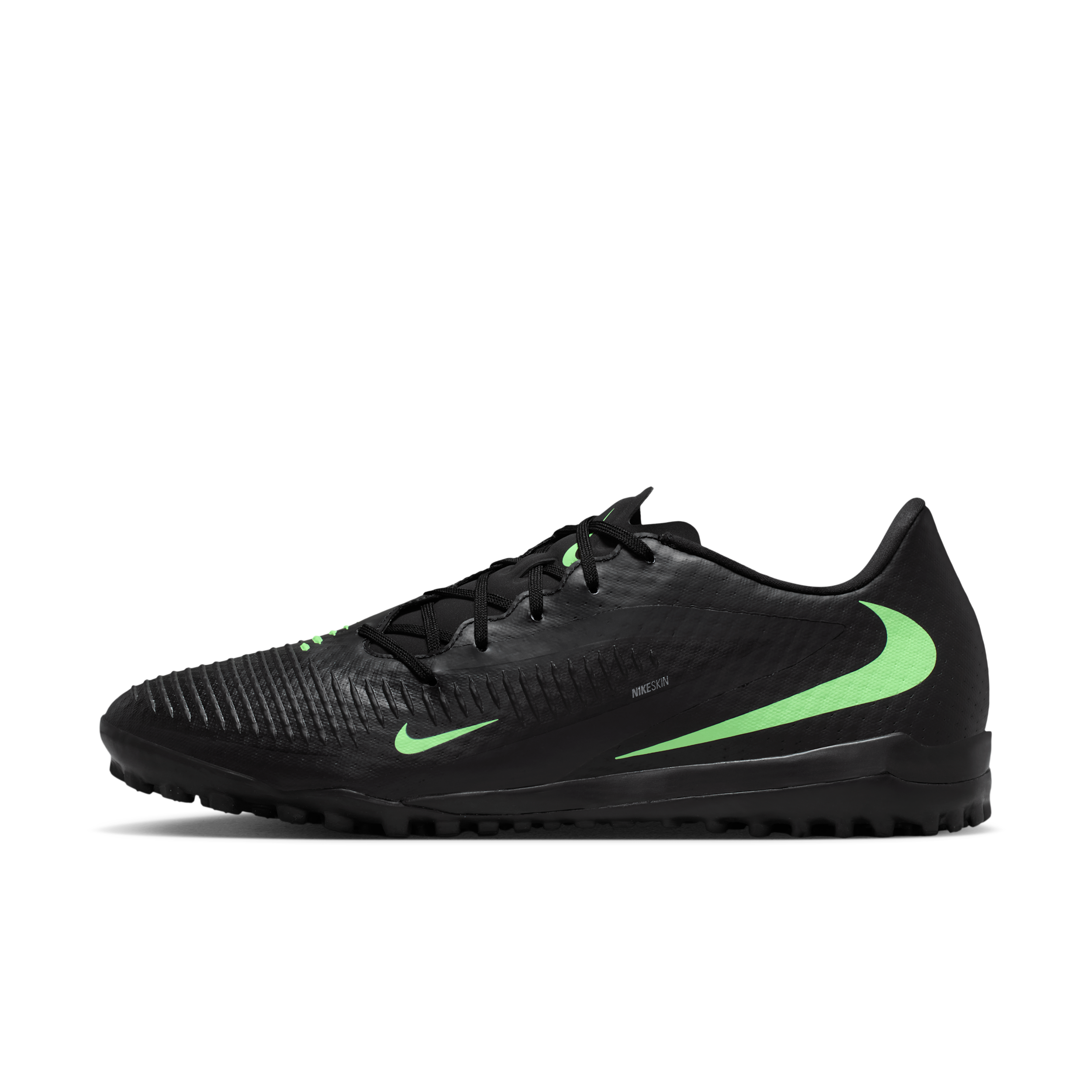 Nike Men's Phantom 6 Low Academy Turf Soccer Shoes in Black | HQ2325-001
