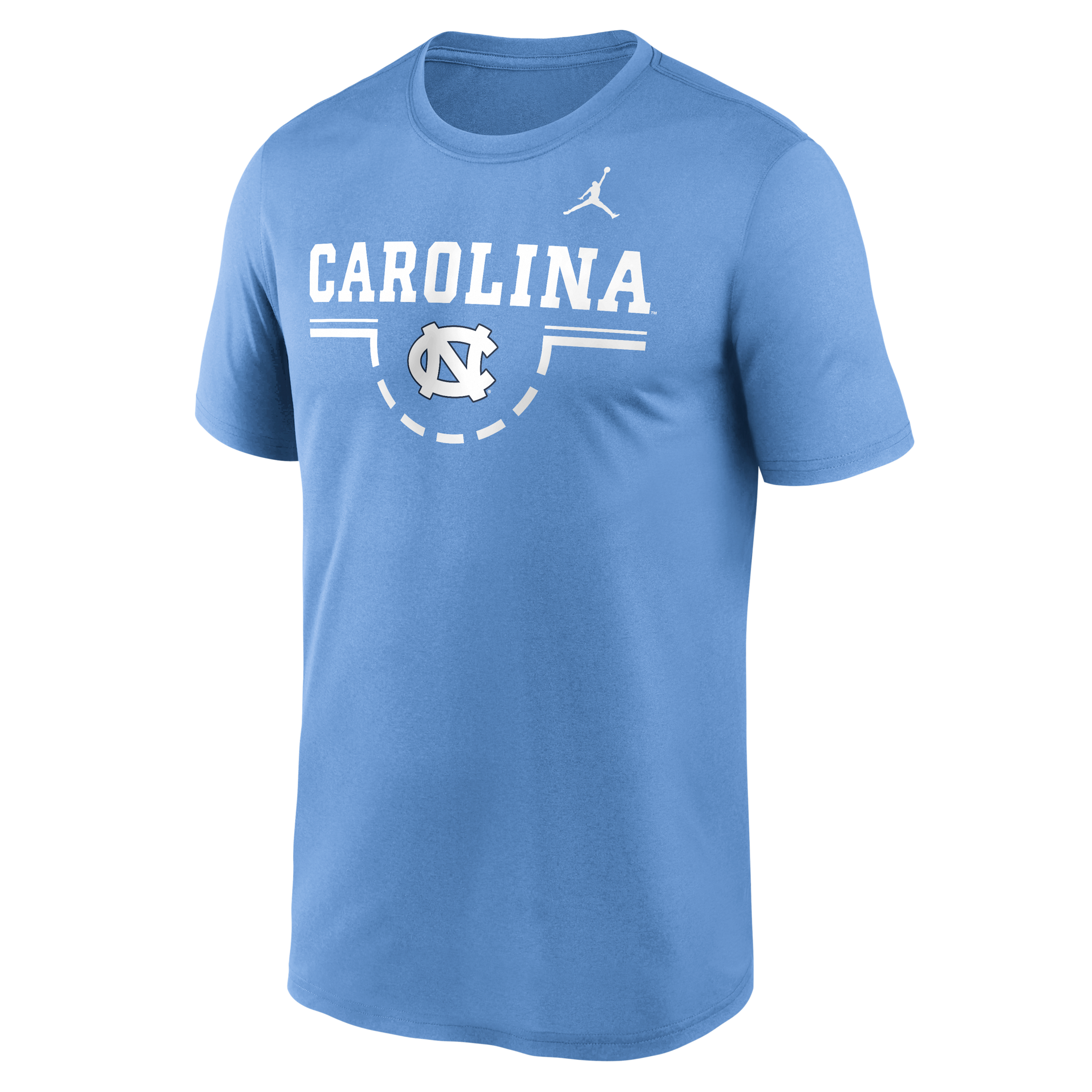 Men's North Carolina Courtside Jordan Brand Dri-FIT College T-Shirt in Blue | 0JTI4EYNCN-5DA