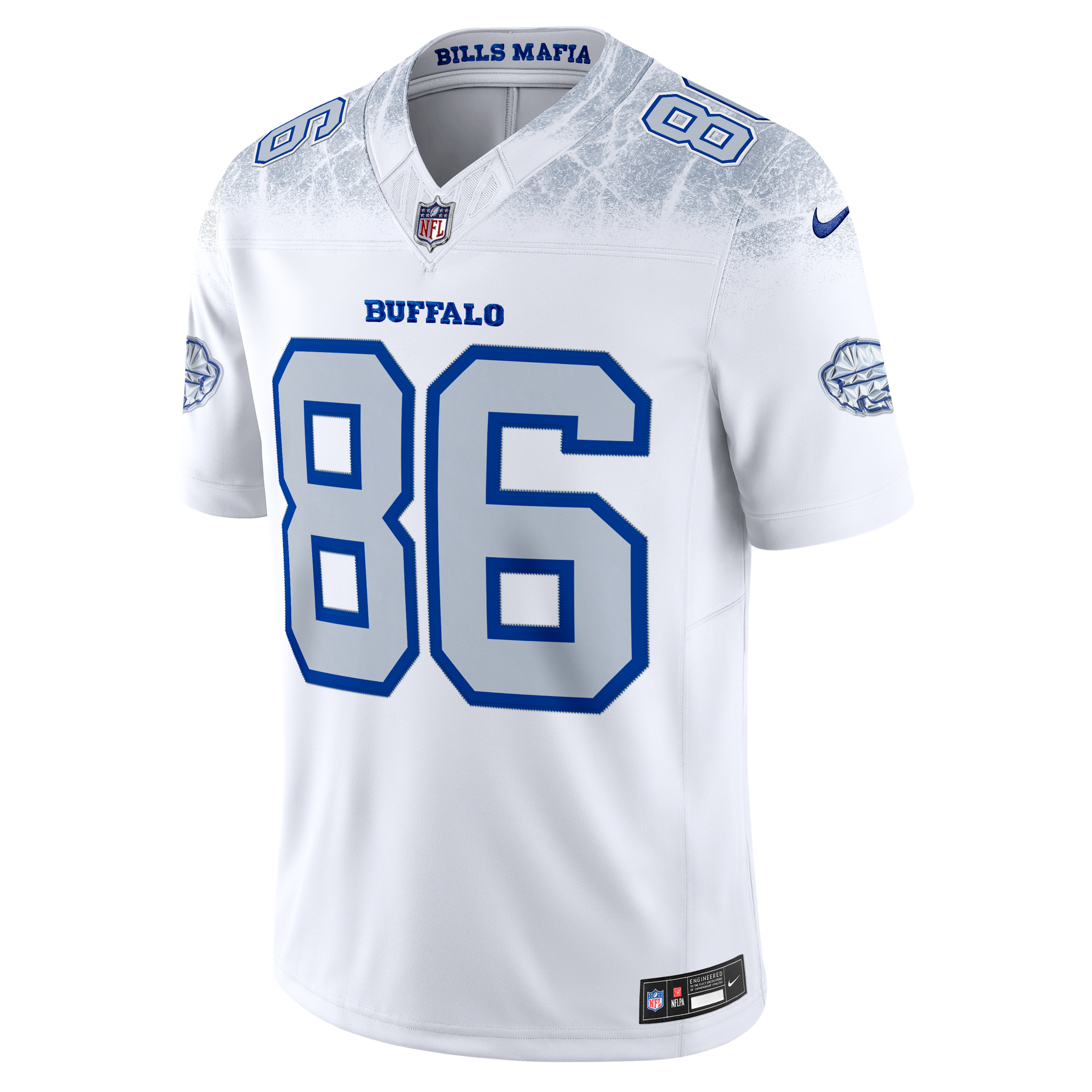 Nike Dalton Kincaid Buffalo Bills Rivalries Collection  Men's Dri-fit Nfl Limited Jersey In White