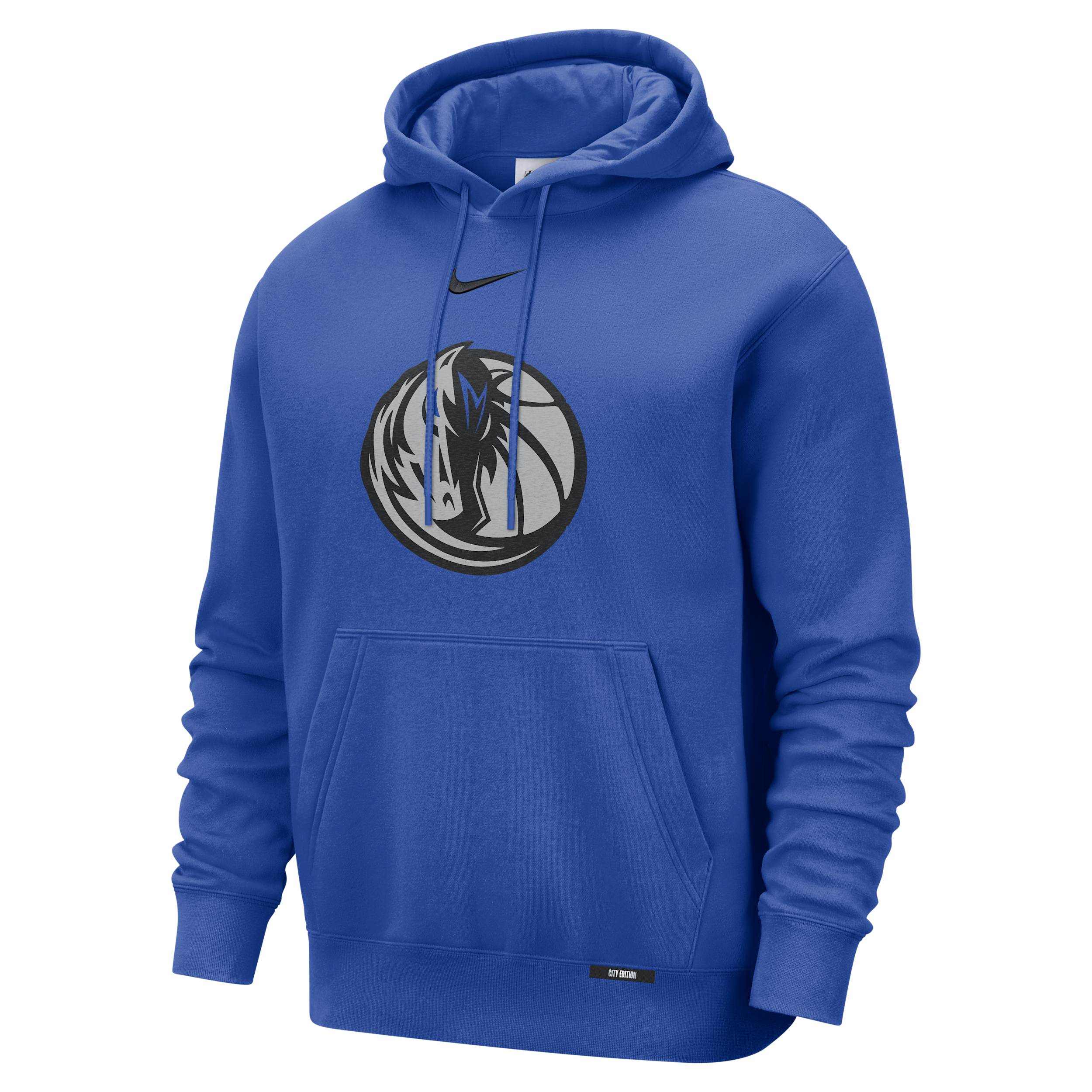 Dallas Mavericks City Edition Nike Men's Club Hoodie in Blue | HQ5524-480
