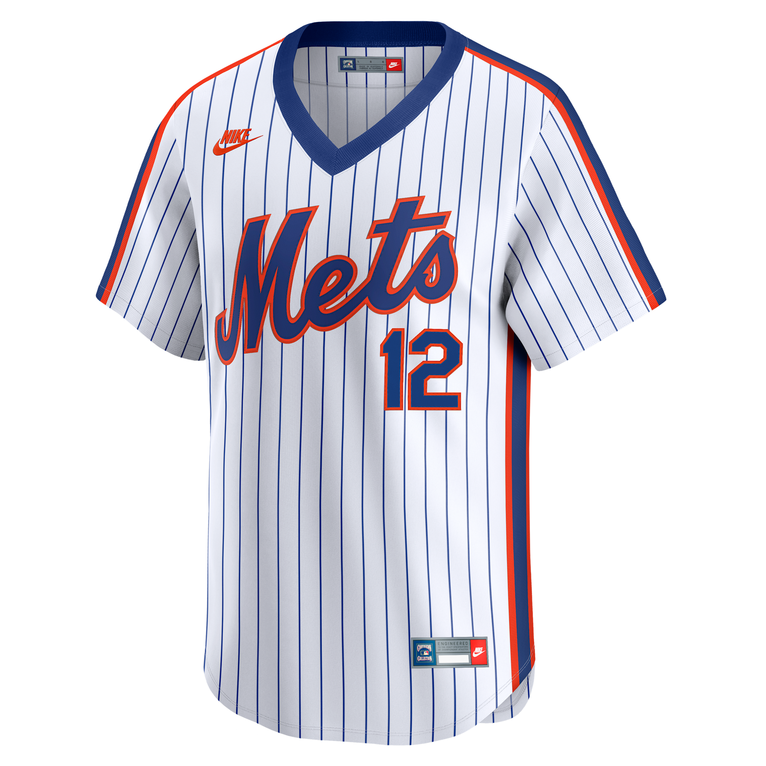 Francisco Lindor New York Mets Cooperstown 40th Anniversary Nike Men's Dri-FIT MLB Limited Jersey in White | CO25NMC1NM9-Y17