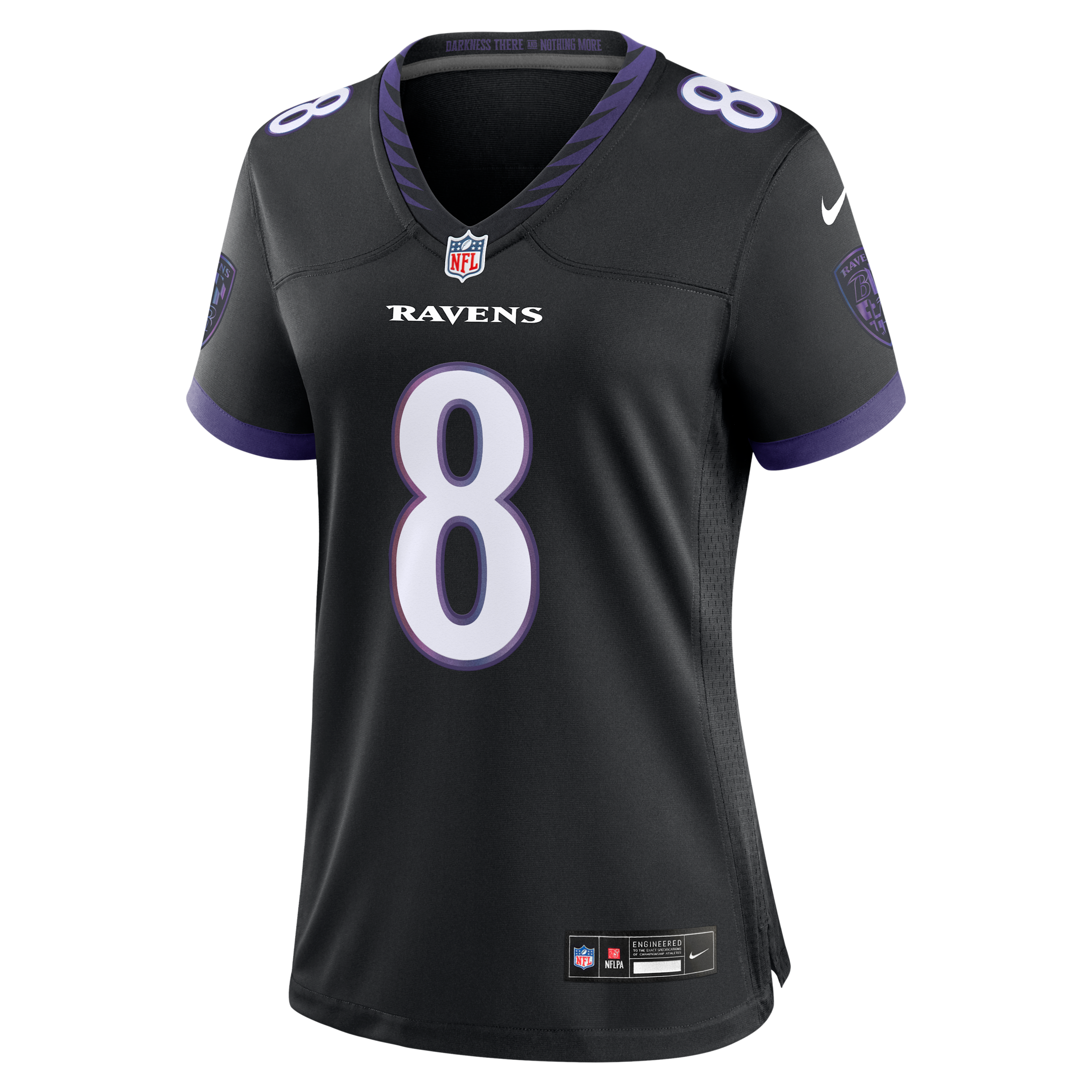 Lamar Jackson Baltimore Ravens Nike Women's NFL Game Jersey in Black | 67NW0FDJ8GF-CZ5