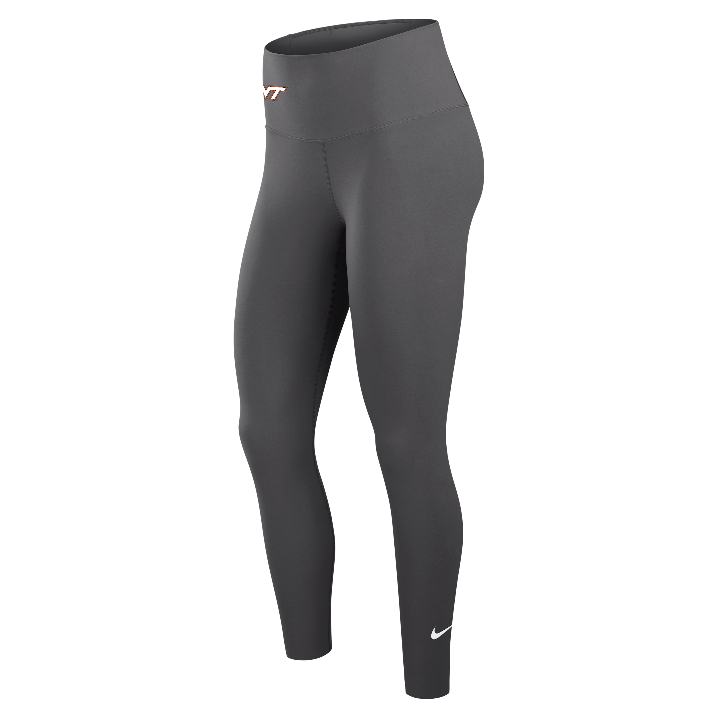 Nike Women's One (Virginia Tech) Dri-FIT High-Rise Leggings in Brown | IM0134-254