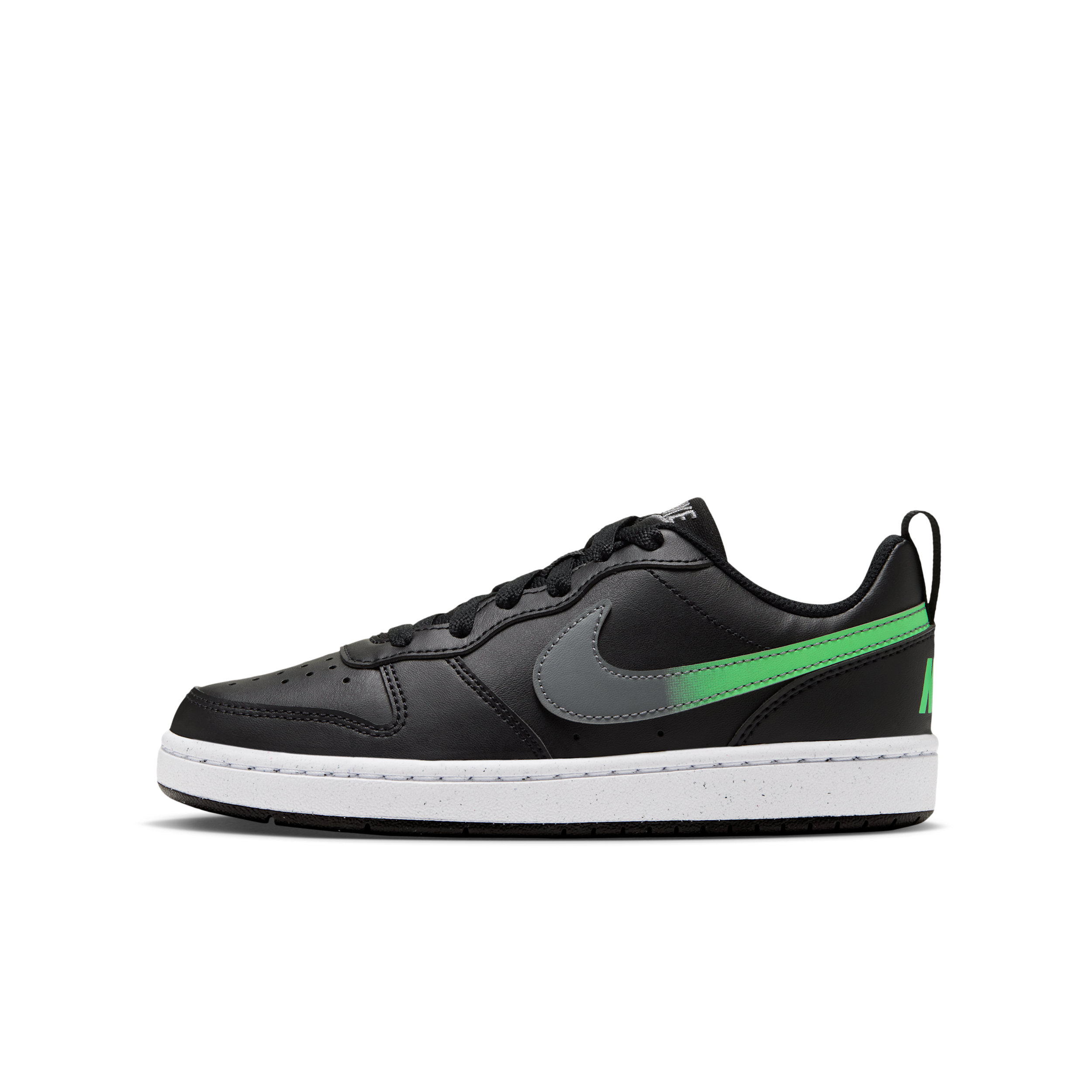Nike Court Borough Low Big Kids' Shoes in Black | IQ6529-001
