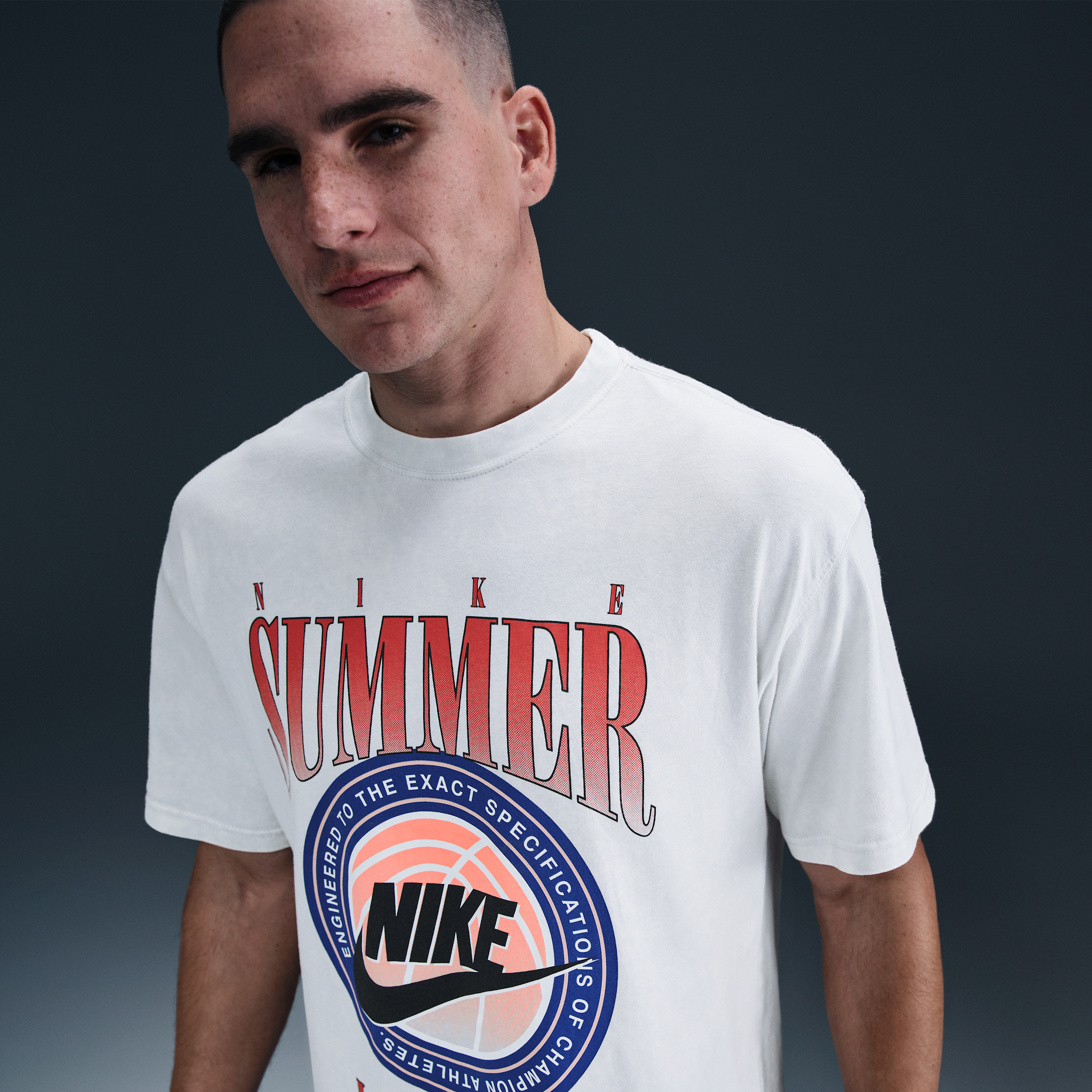Nike Max90 Graphic-print T-shirt In White