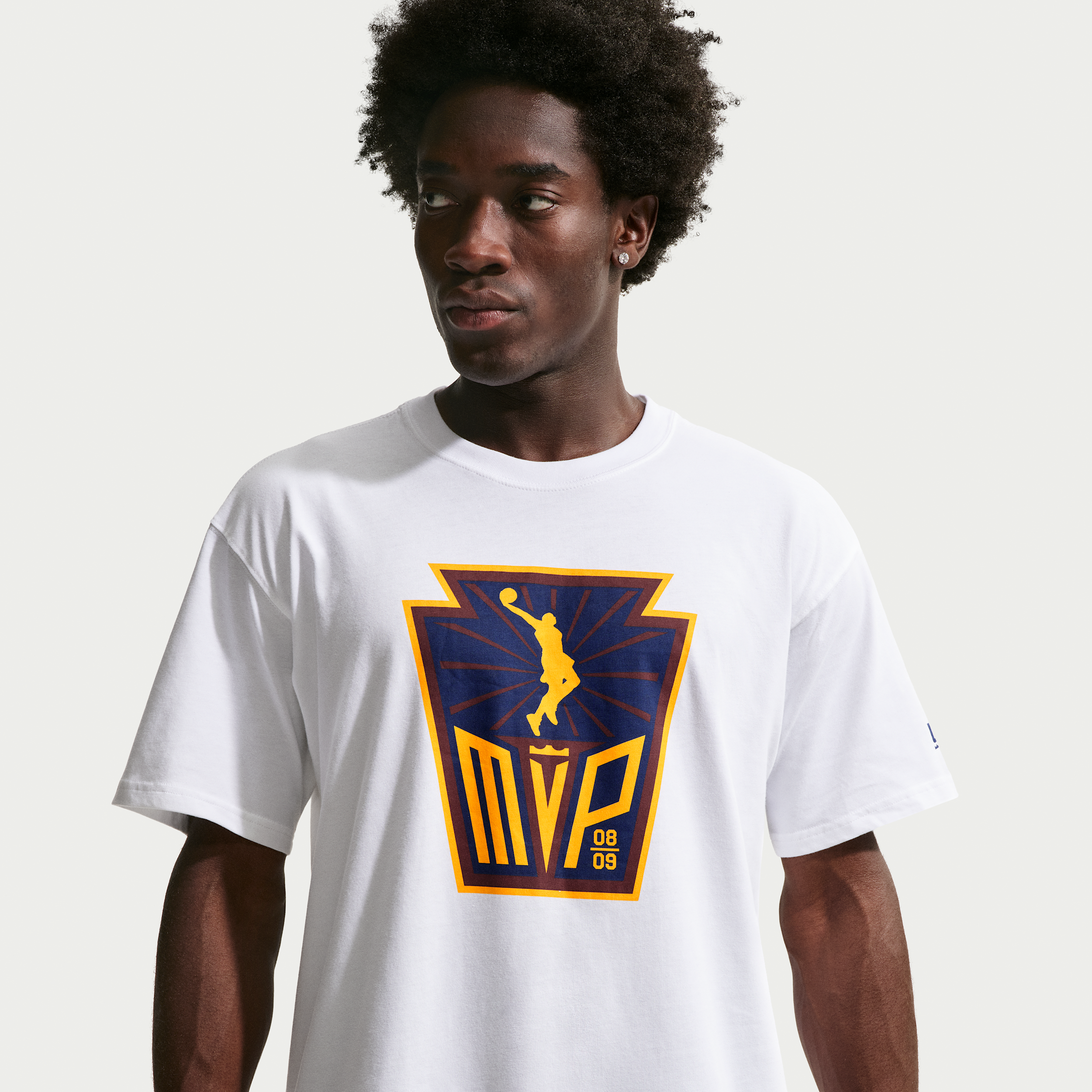 LeBron "Honor Society" Nike Men's Basketball T-Shirt in White | IH8568-100