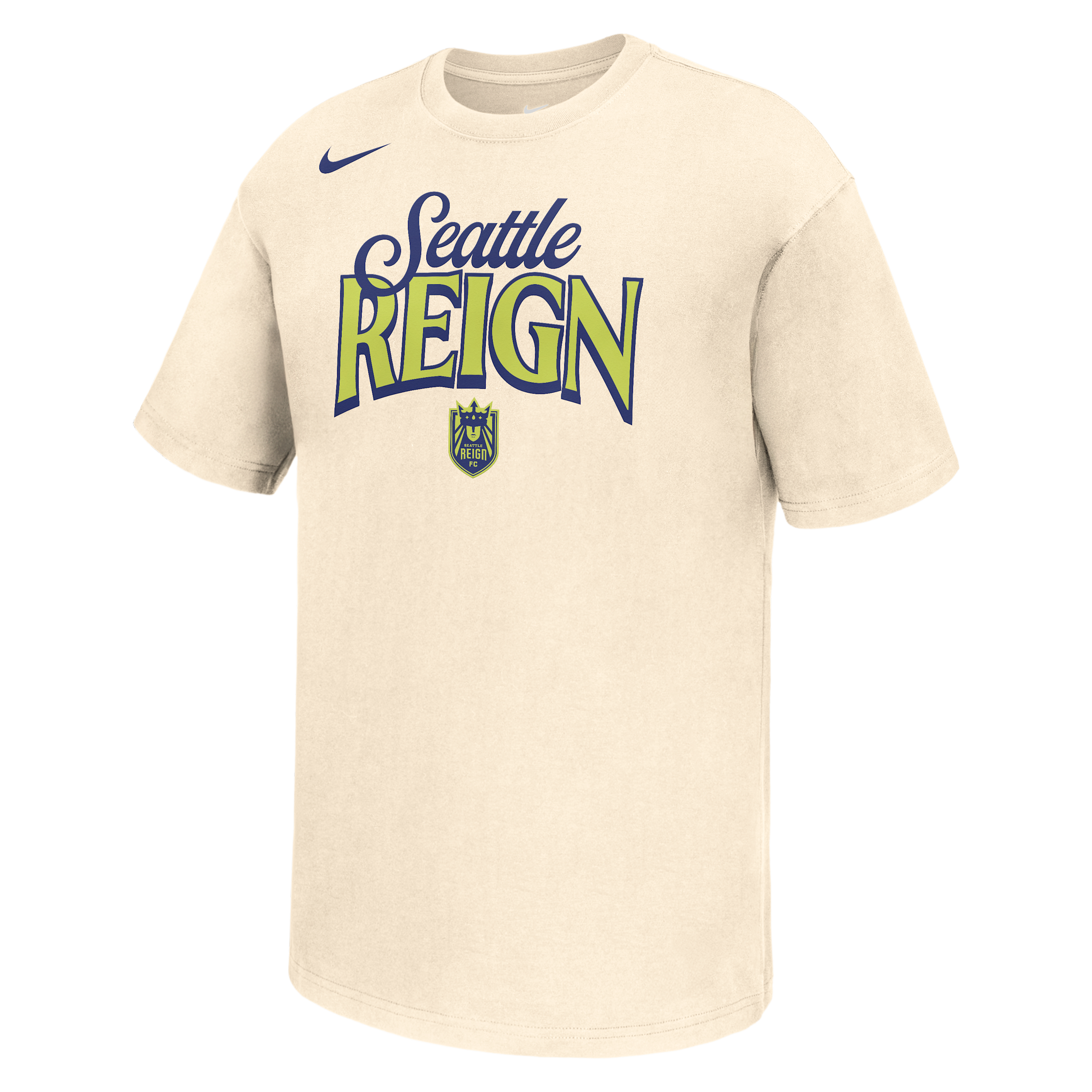 Seattle Reign Max90 Nike Men's NWSL T-Shirt in White | M11766SRFC26-NAT