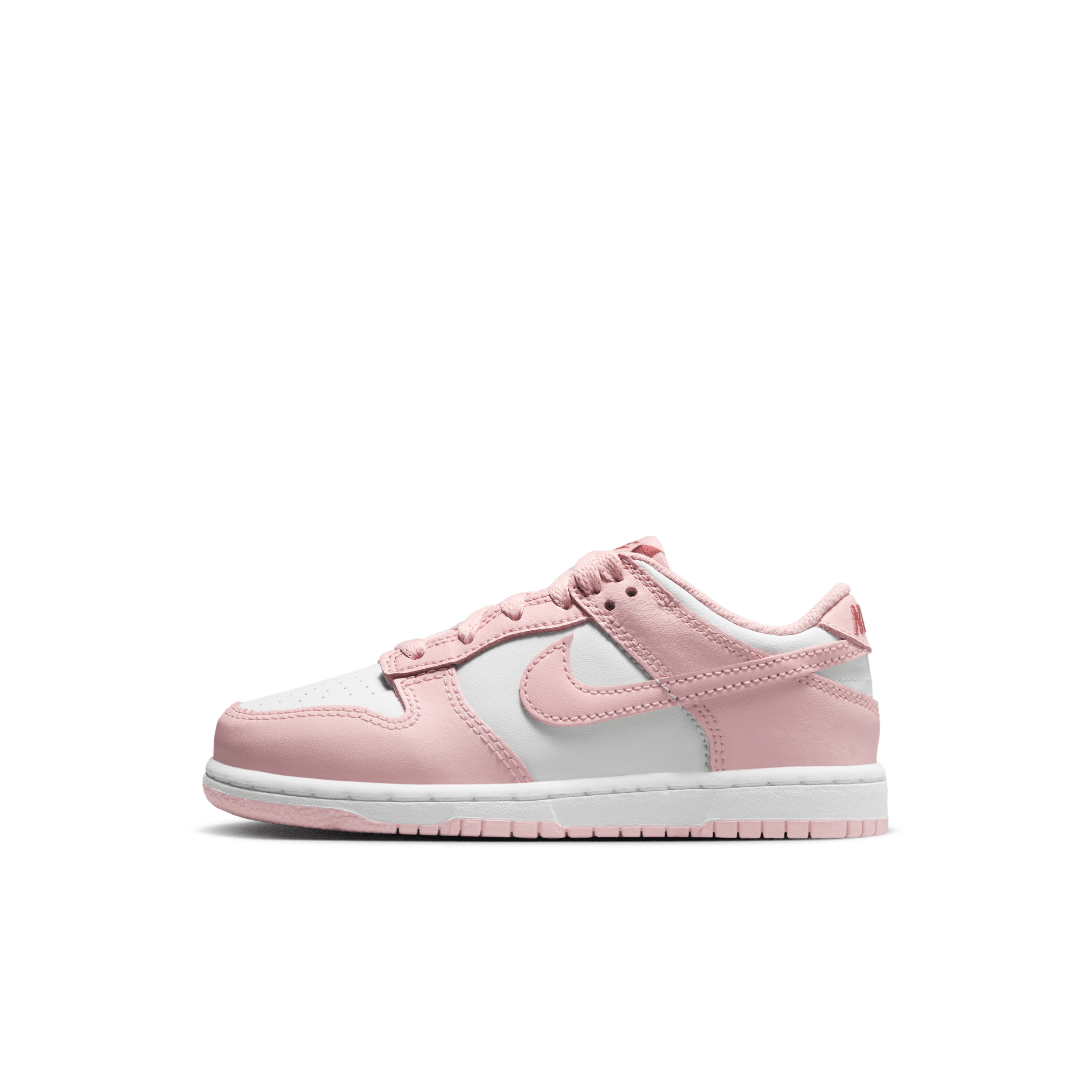 Nike Little Kids' Dunk Low Casual Shoes In White