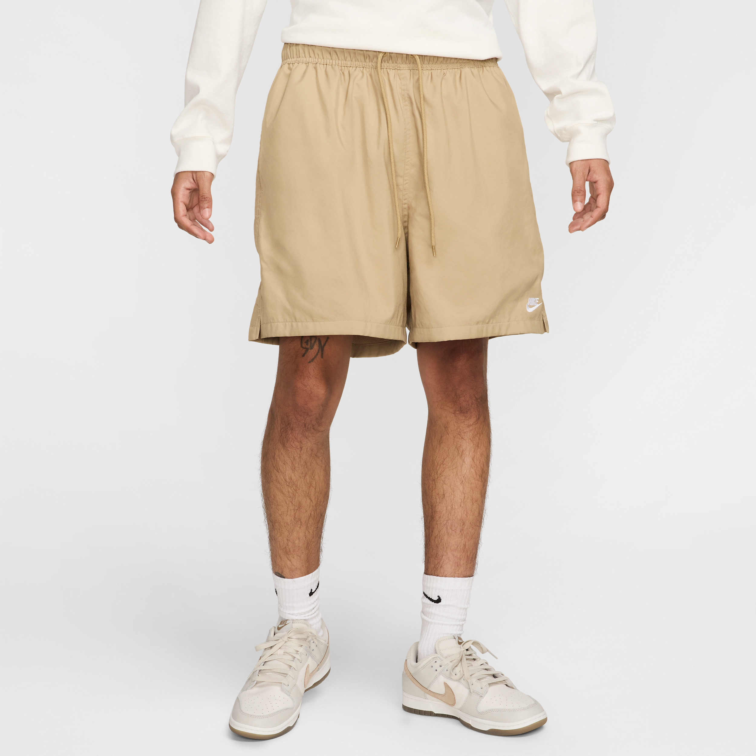Nike 6 Club Woven Flow Shorts In Brown