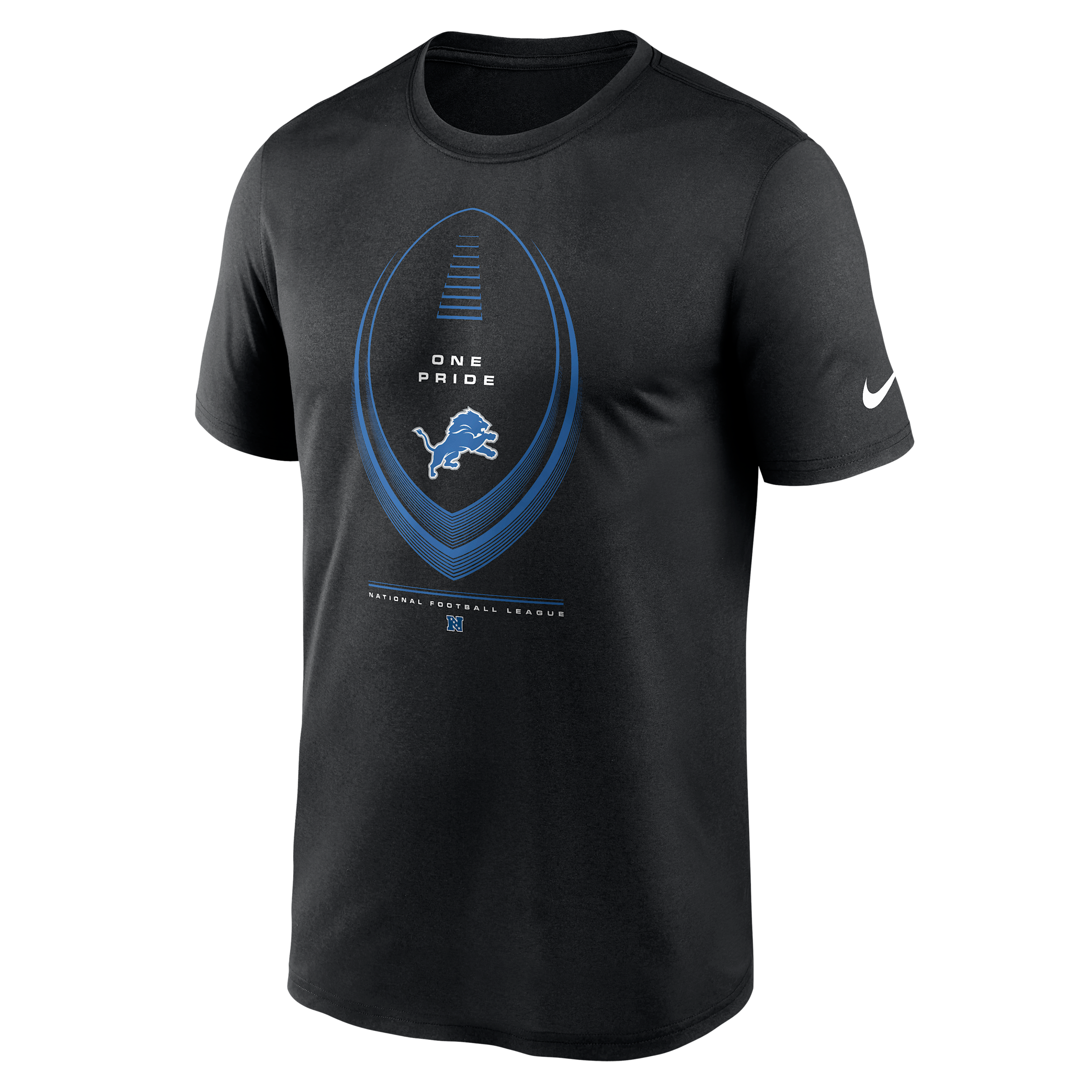 Detroit Lions Legend Icon Nike Men's Dri-FIT NFL T-Shirt in Black | NKGK00A9J-NDB