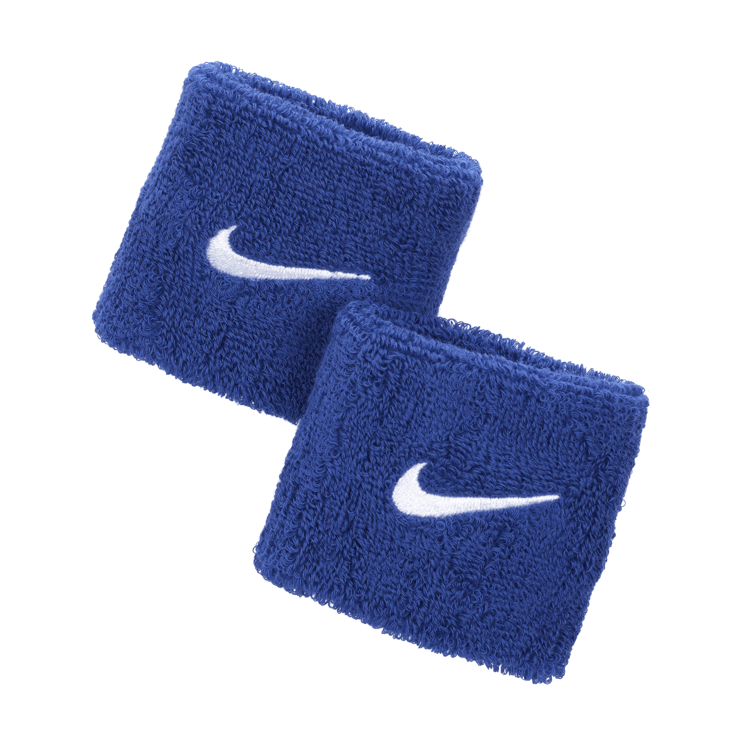 Nike Unisex Swoosh Wristbands In Blue