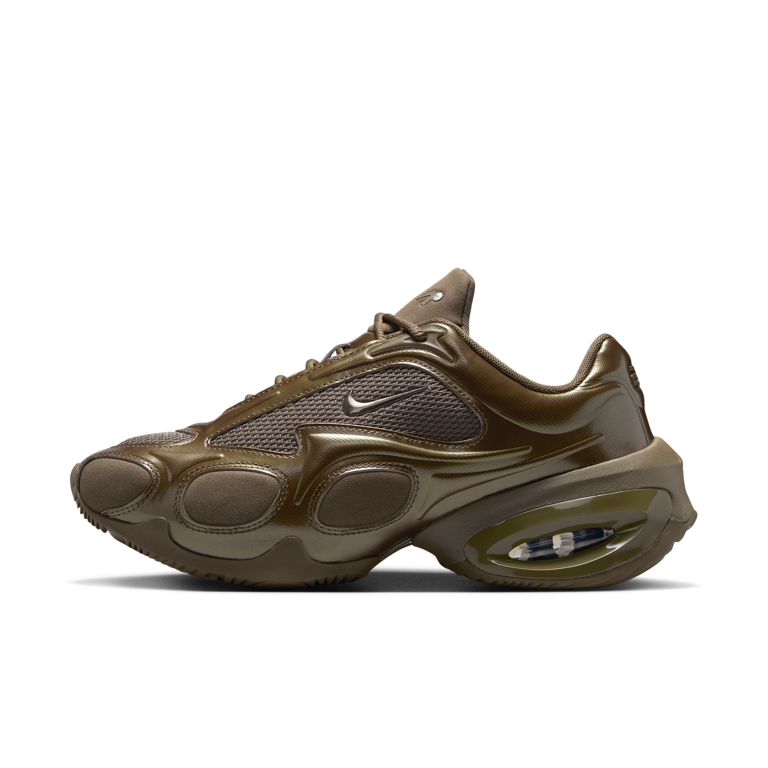 Nike Women's Air Max Muse Shoes, Size 8, Dk Hazel/Mtlc Silver