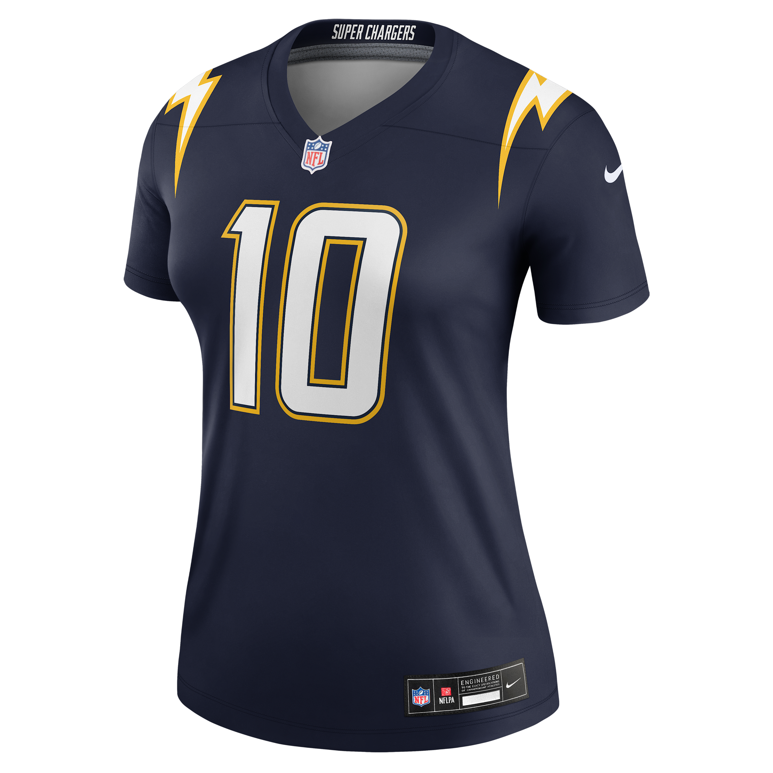 Justin Herbert Los Angeles Chargers Nike Women's Dri-FIT NFL Legend Jersey in Blue | 94NW0FAK97F-9Z3