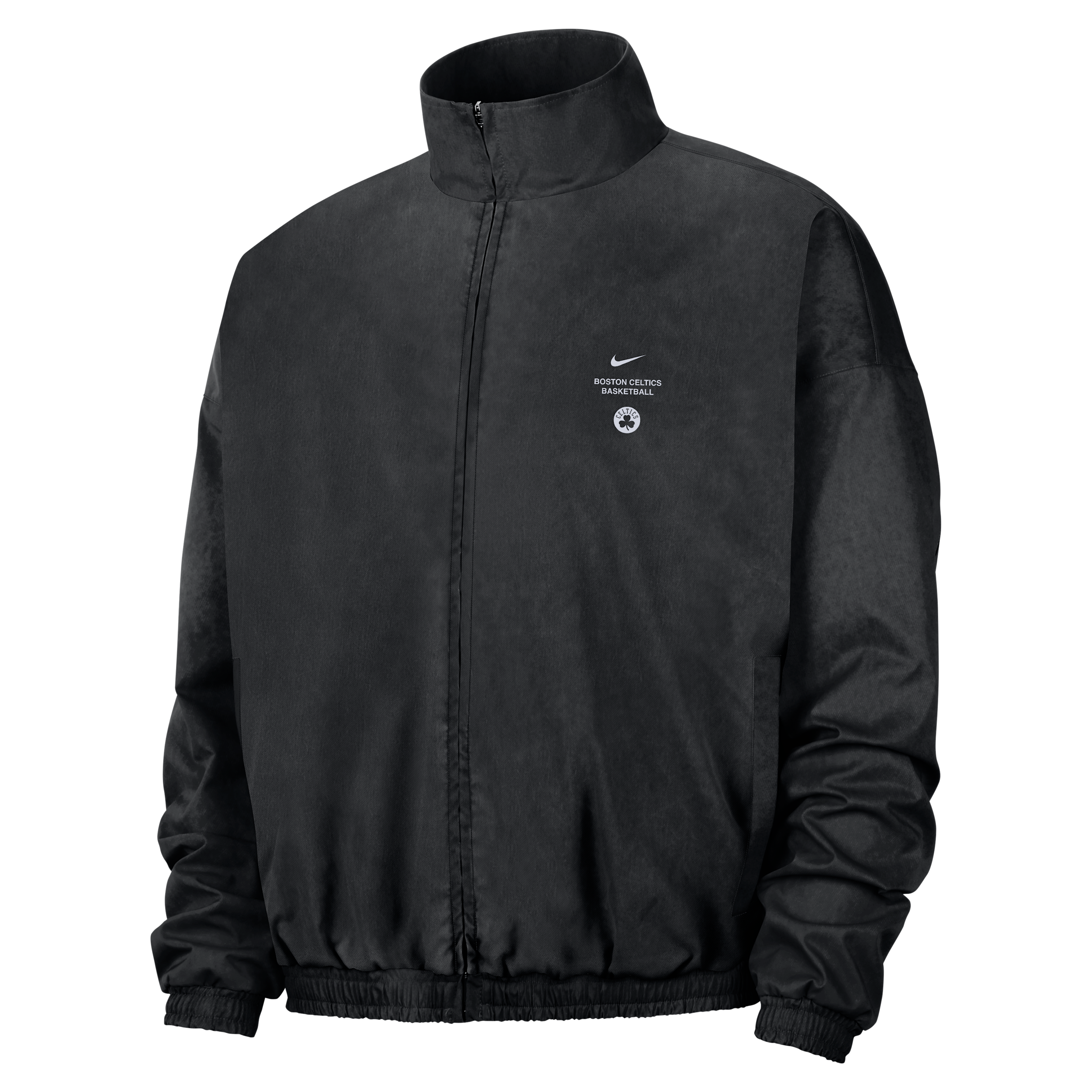 Nike Men's Black, Green Boston Celtics 2026 Game Theather Calm On Court Anthem Jacket - Black, Green