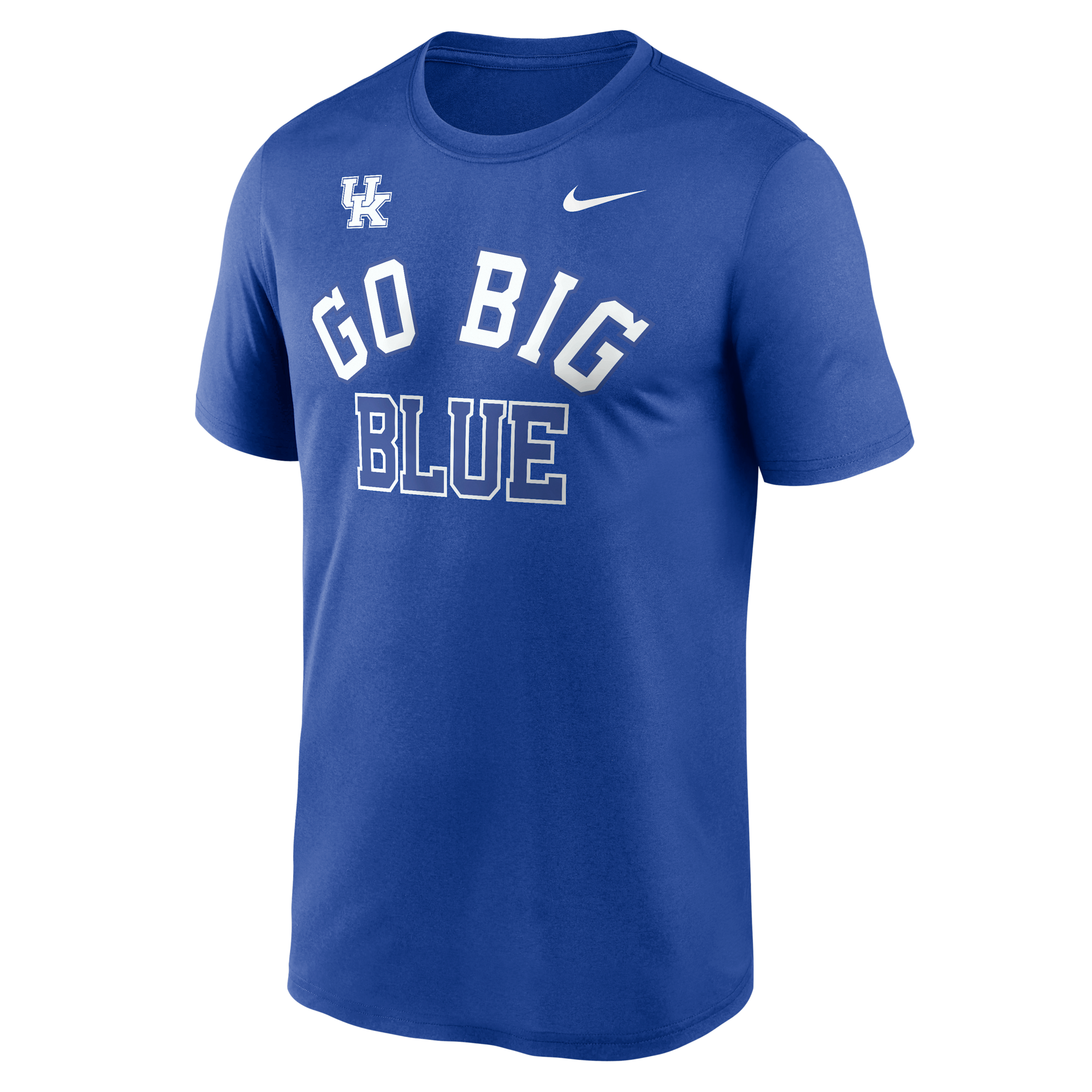 Kentucky Primetime Arch Mantra Legend Nike Men's Dri-FIT College T-Shirt in Blue | NKGK4EVNKY-ZZX