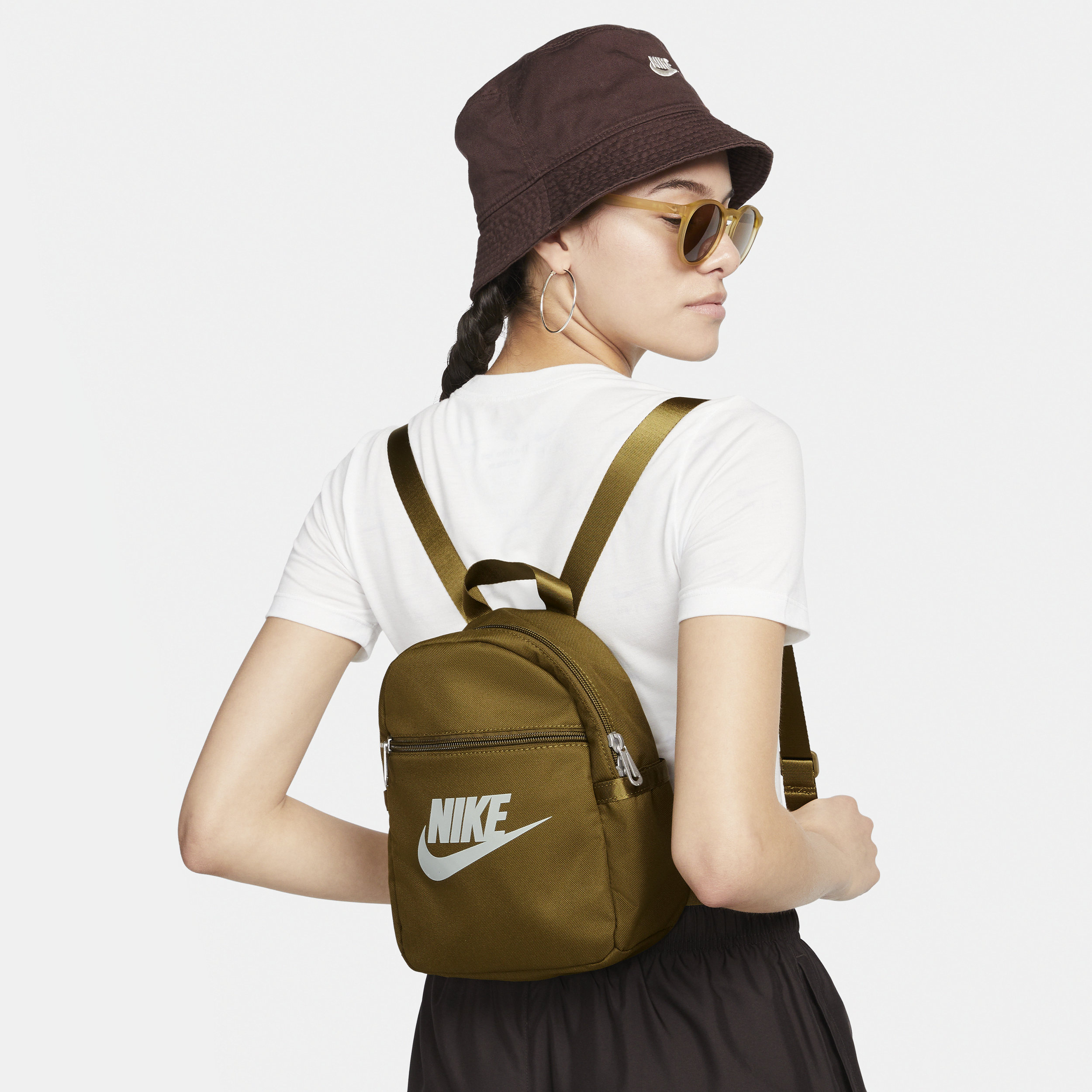 Nike Women's  Sportswear Futura 365 Mini Backpack (6l) In Brown