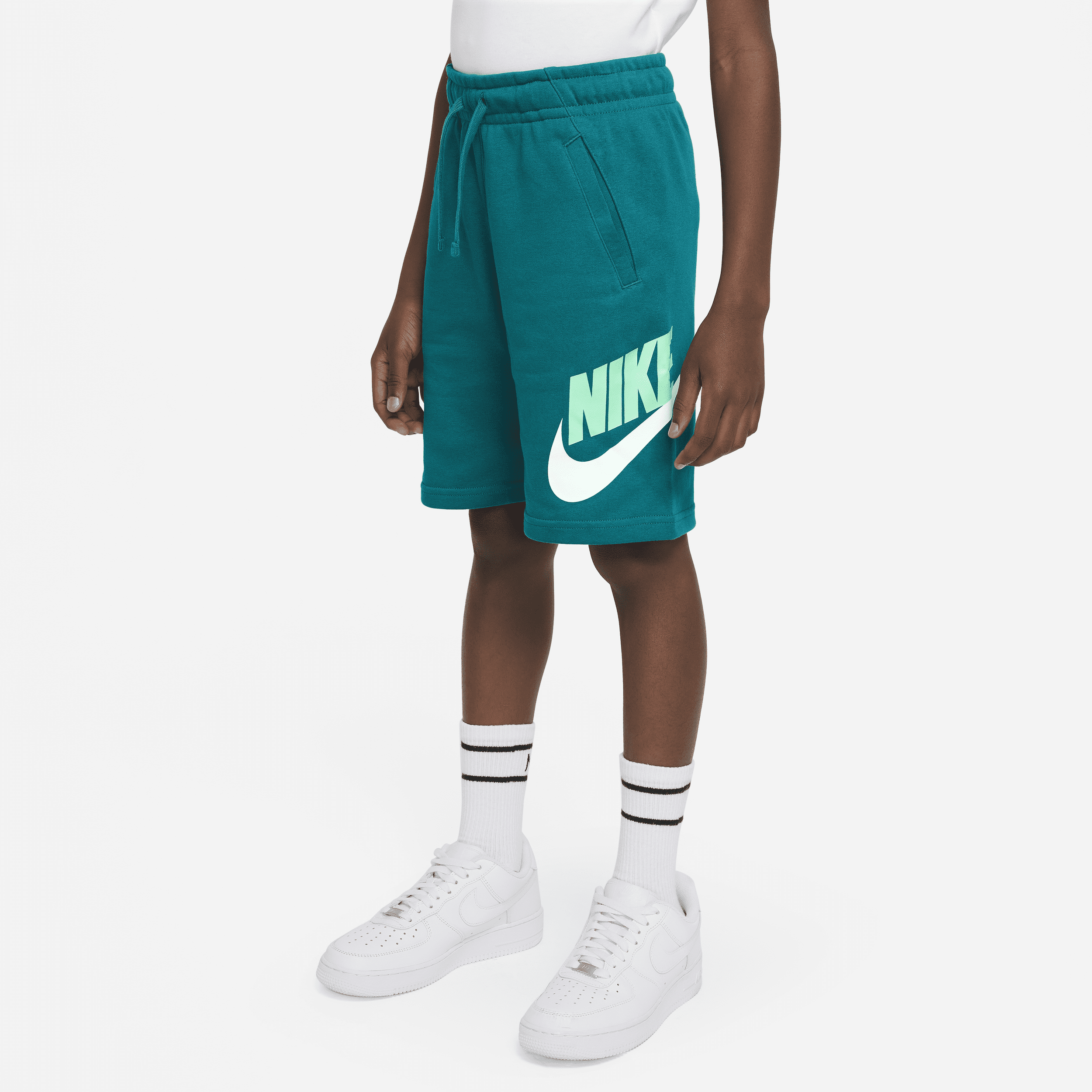 Nike Sportswear Club Fleece Big Kidsâ Shorts In Blue