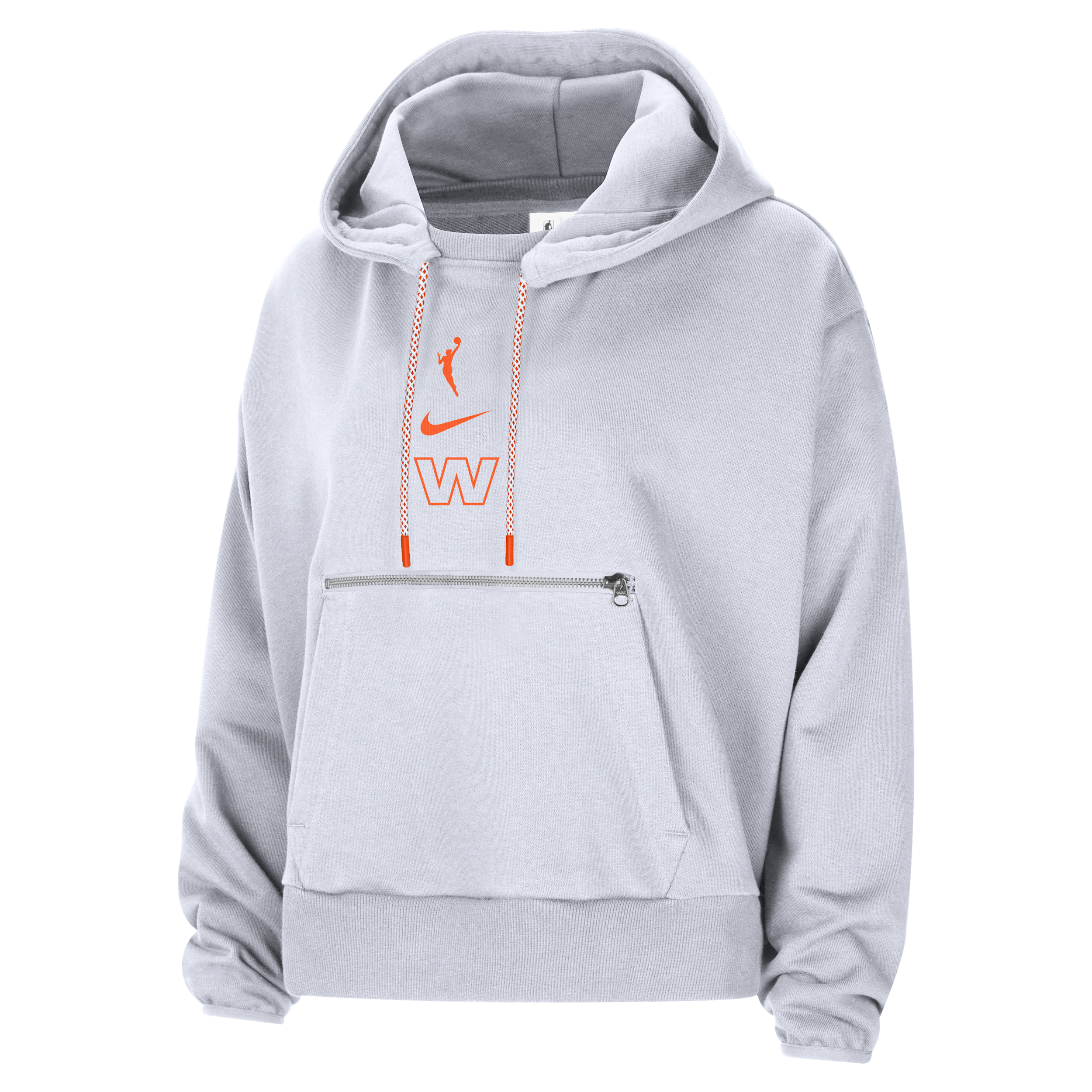 Nike Team 13 Essential Women's Dri-fit Wnba Pullover Hoodie In White