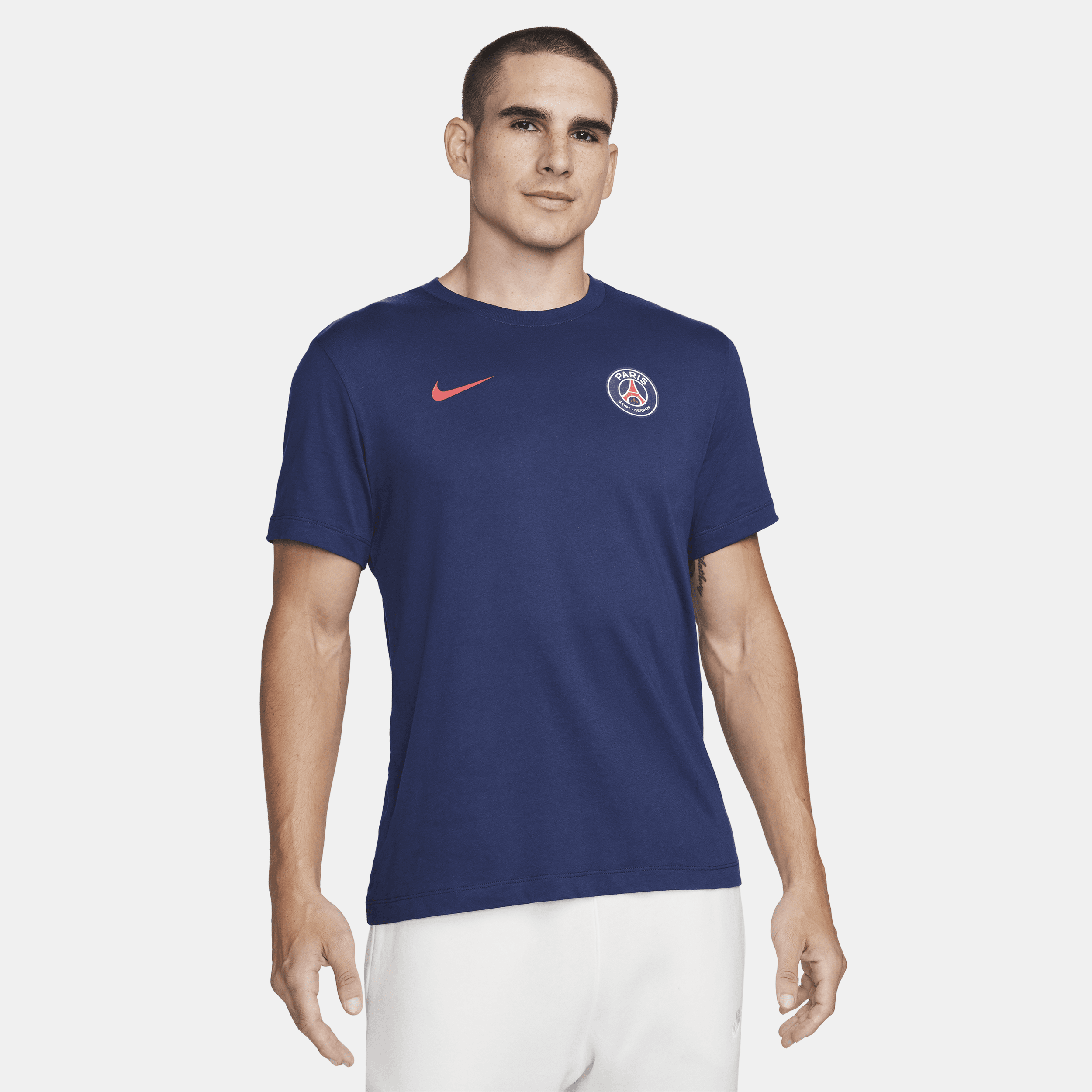 Nike Paris Saint-germain  Men's Soccer T-shirt In Blue