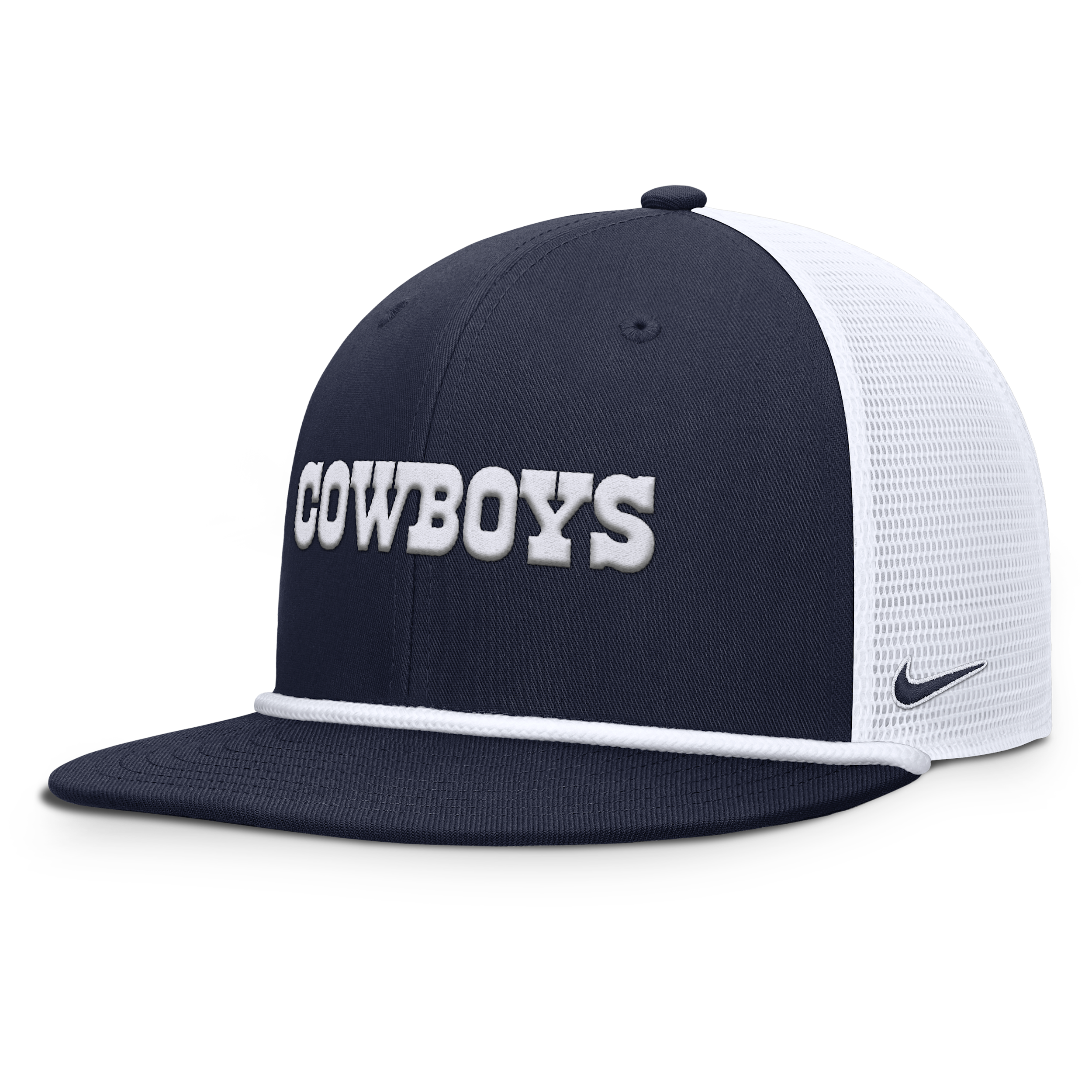 Nike Dallas Cowboys Pro  Men's Dri-fit Nfl Trucker Adjustable Hat In Blue