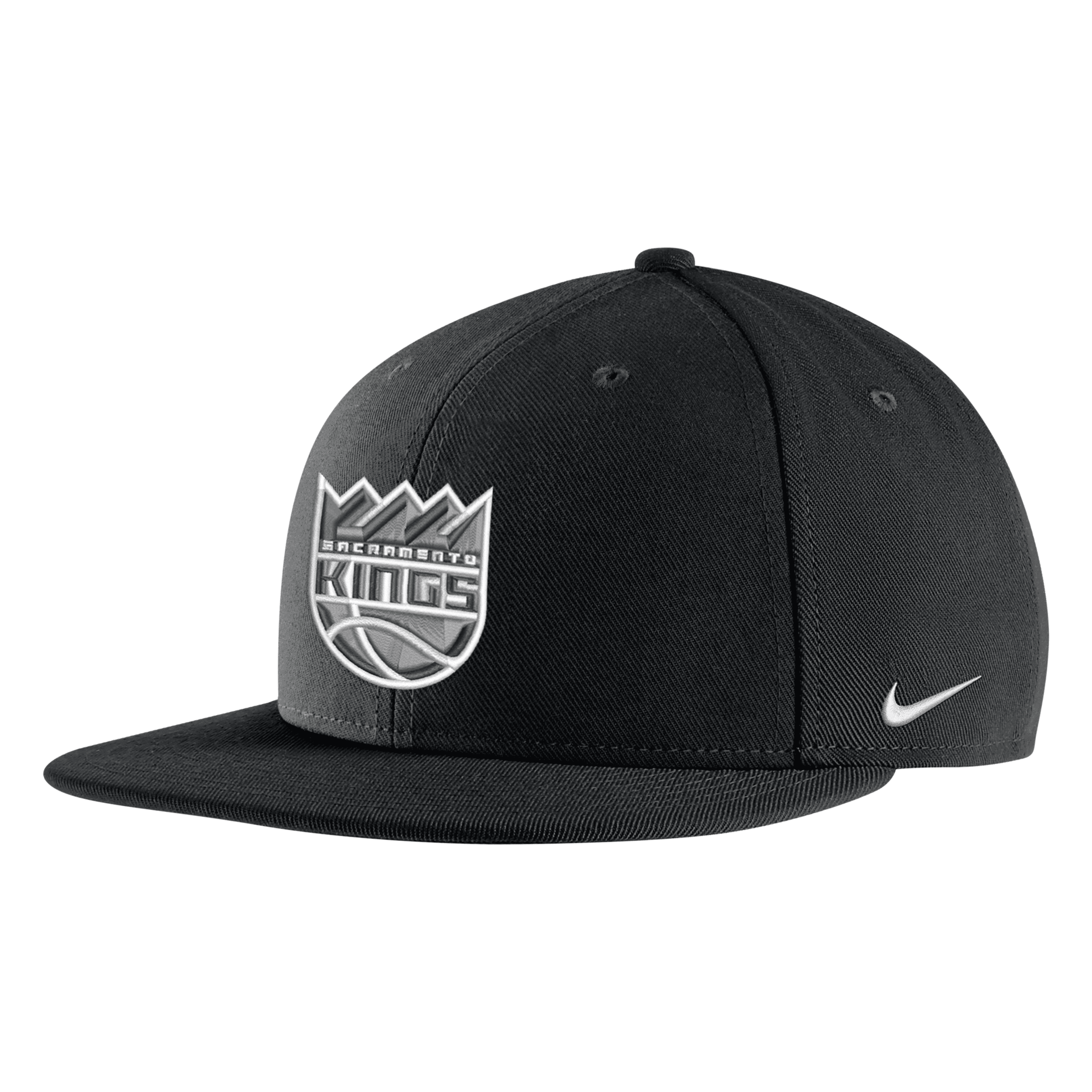 Nike Sacramento Kings City Edition  Men's Nba Snapback Hat In Black