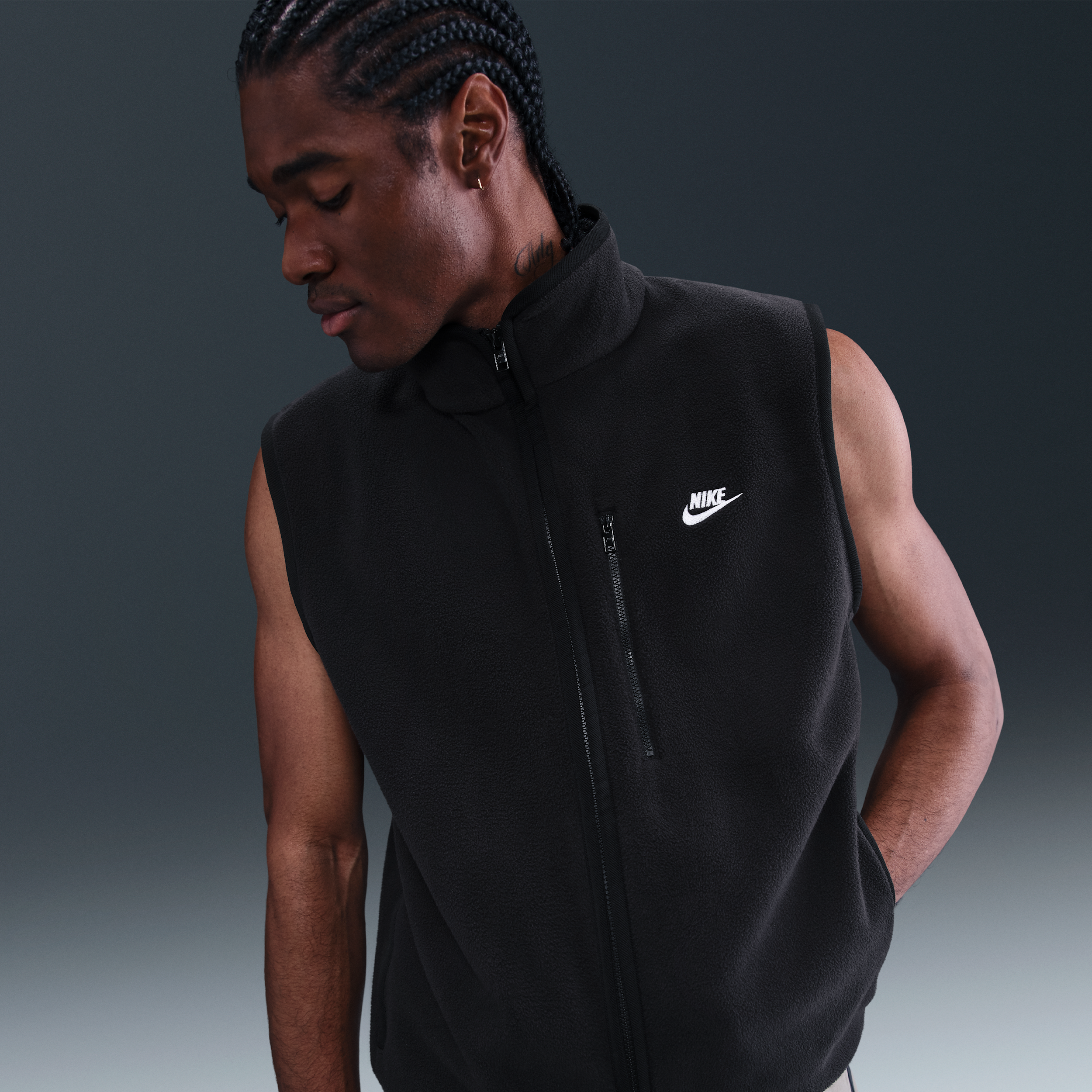 Nike Men's  Sportswear Club Winterized Vest In Black