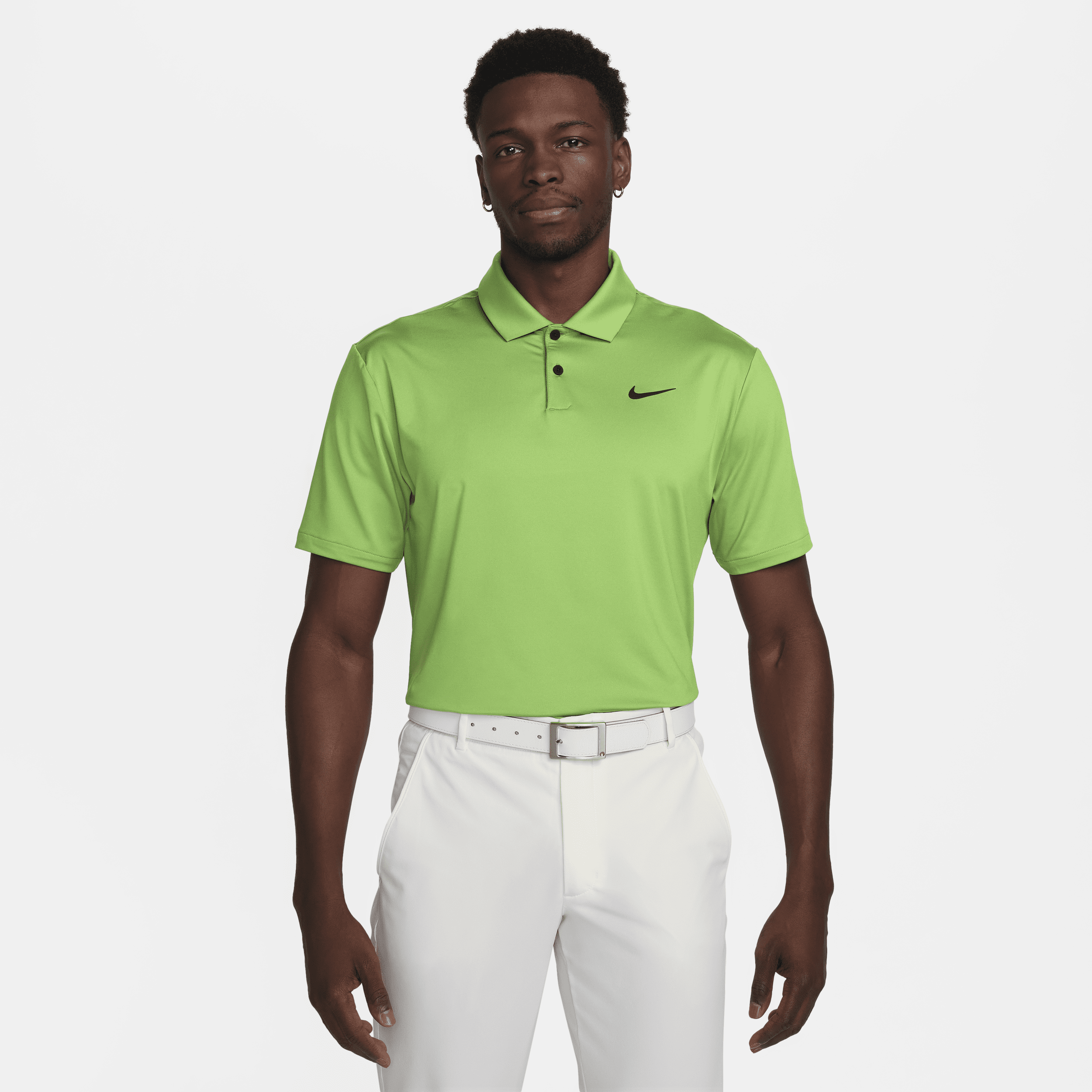 Nike Men's Dri-fit Tour Solid Golf Polo In Green