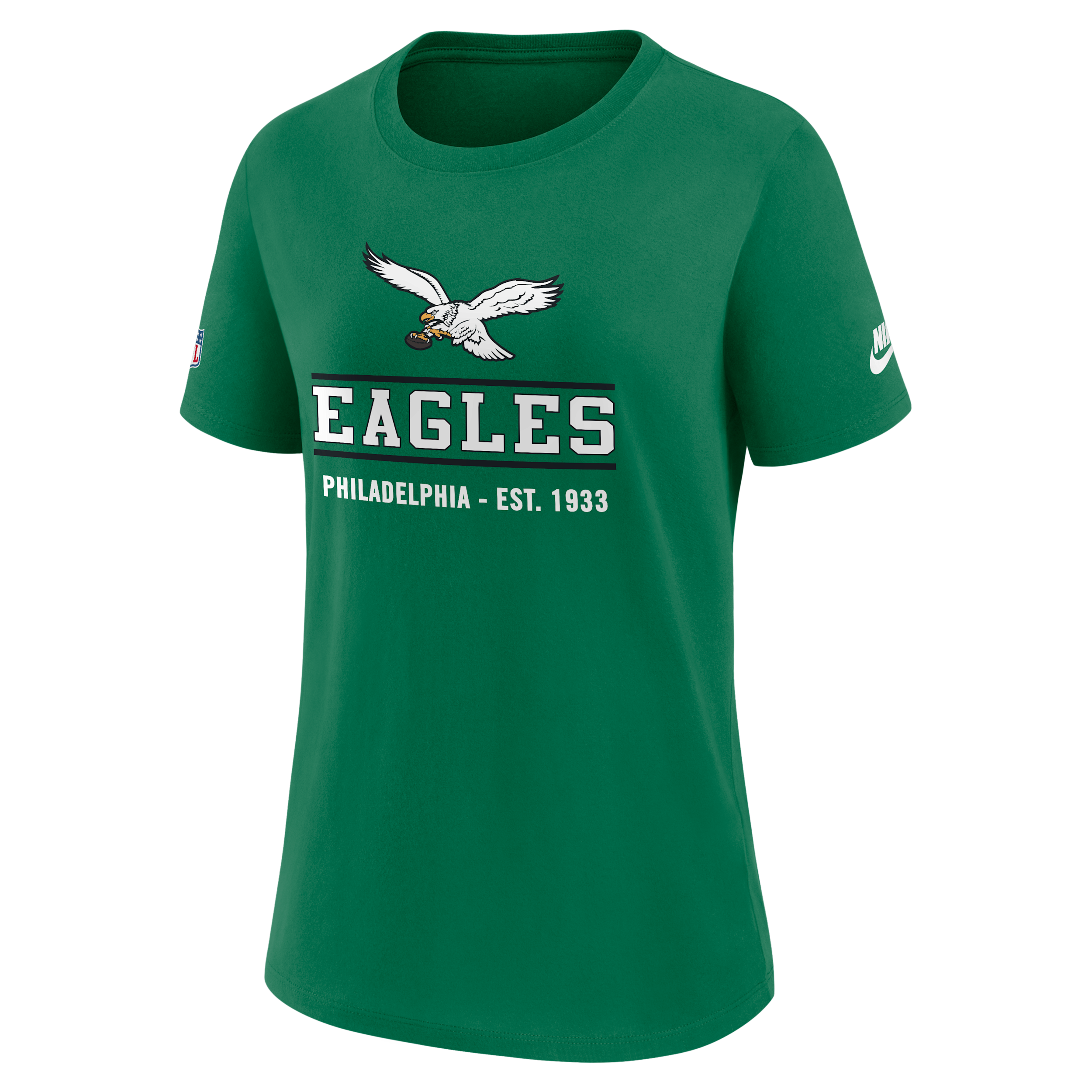 Philadelphia Eagles Sideline Alt Nike Women's Dri-FIT NFL T-Shirt in Green | 03KQ30RQ86-TC1