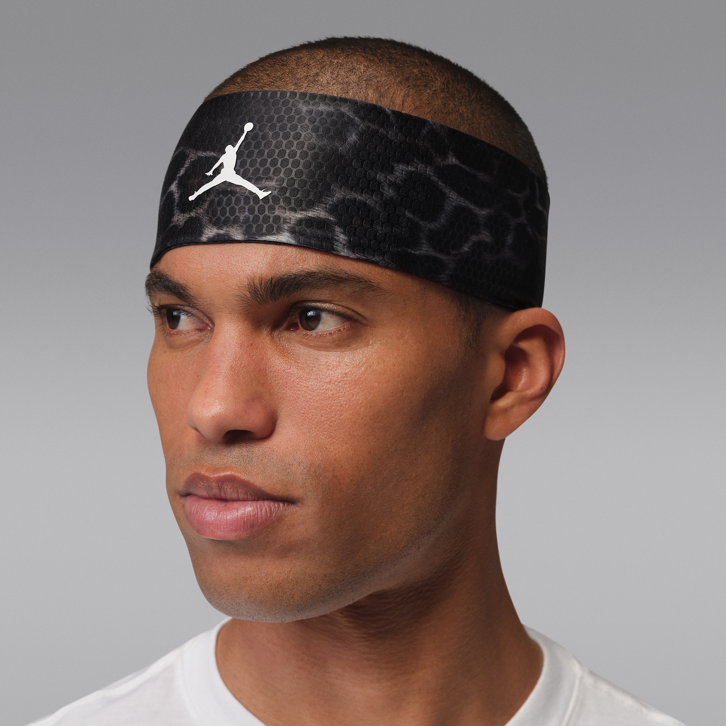 Jordan Dri-FIT Printed Performance Sport Headband in Black J1012647-091 16$