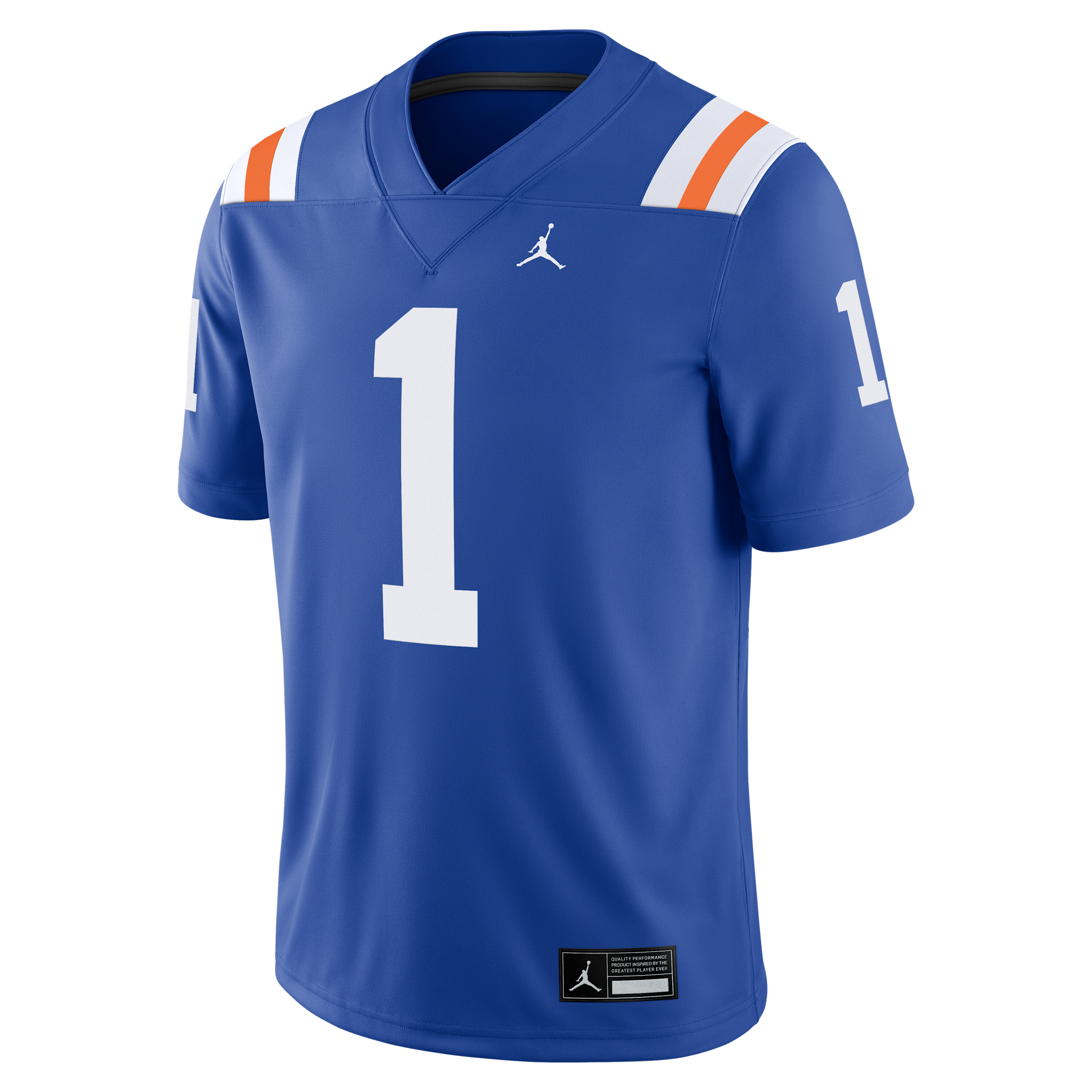 Men's Florida Menâs Jordan Brand Dri-FIT College Game Jersey in Blue | JC2F0G2UUFN-U8J