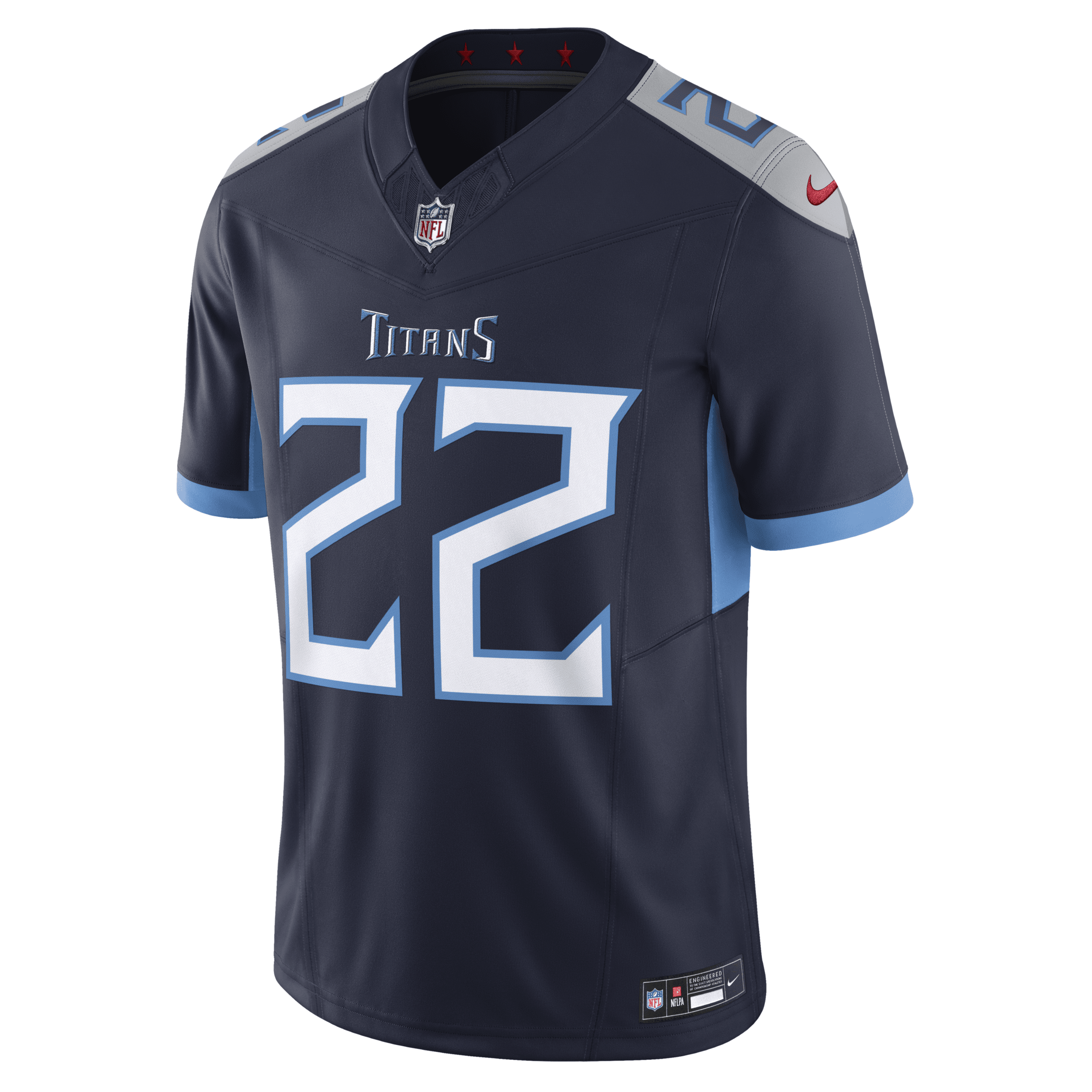 Derrick Henry Tennessee Titans Nike Men’s Dri-FIT NFL Limited Football Jersey in Blue, Size: 2XL | 31NMTTLH8FF-RZ0