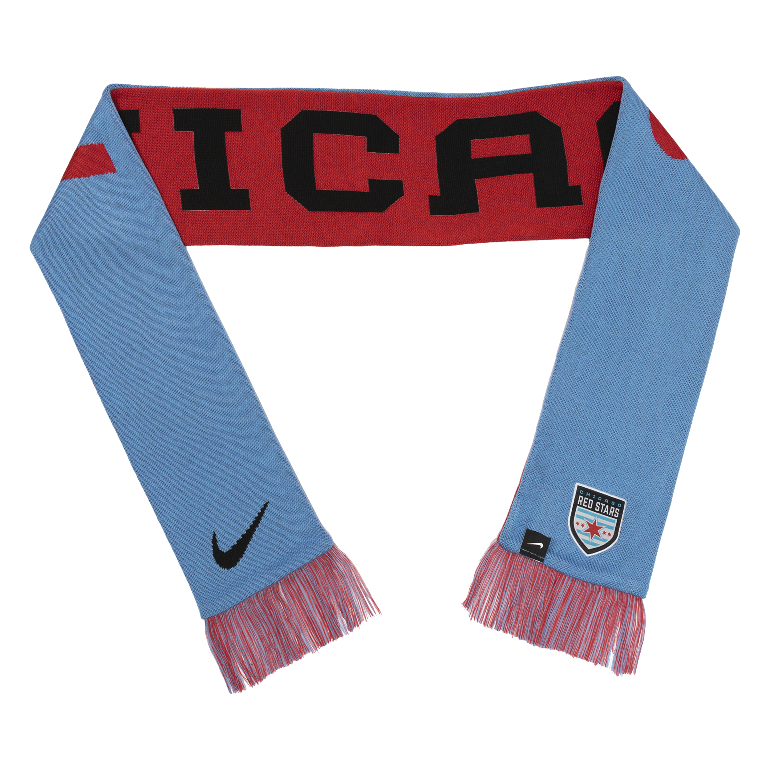 Nike Chicago Red Stars  Unisex Soccer Scarf In Blue