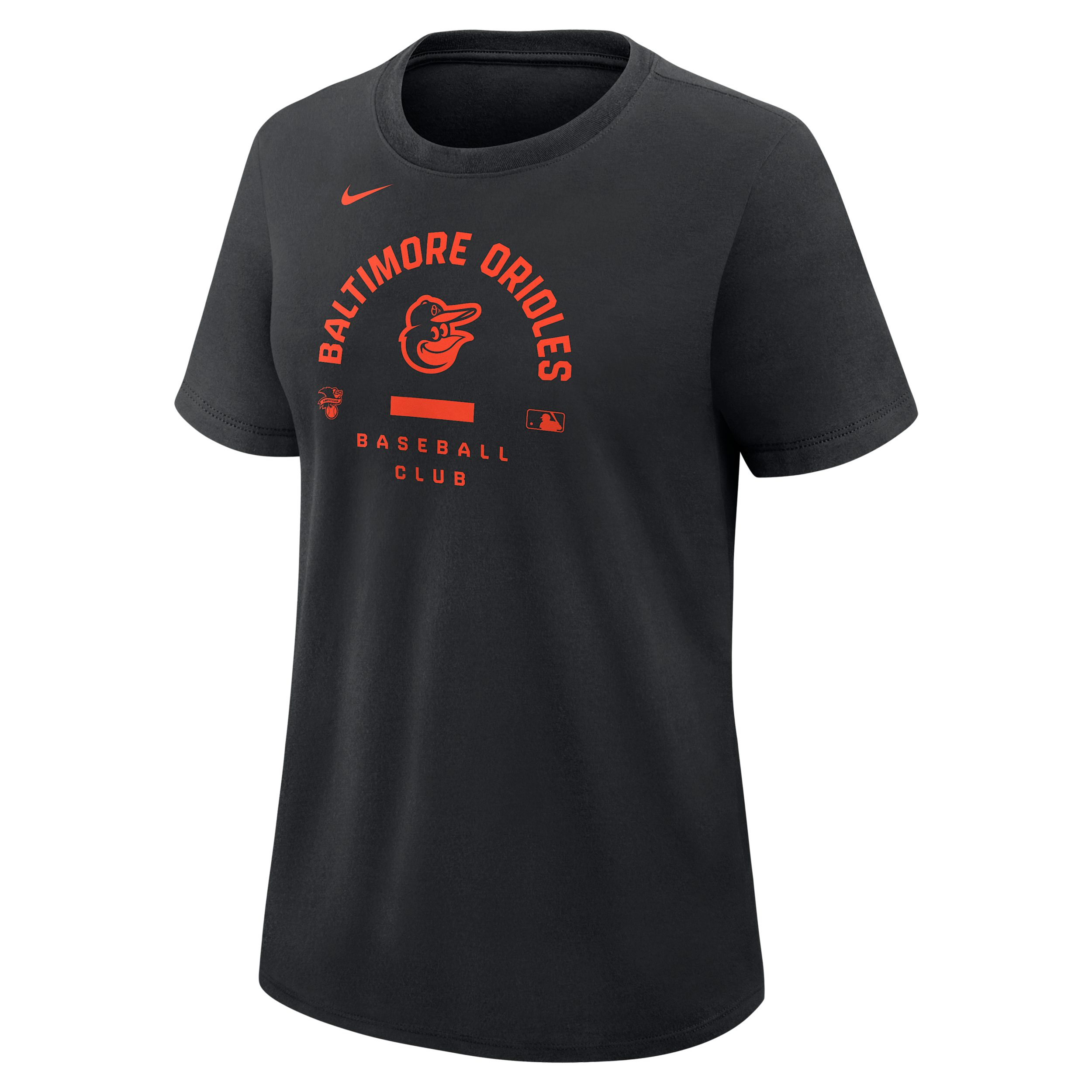 Baltimore Orioles Authentic Collection Early Work Nike Women's Dri-FIT MLB T-Shirt in Black | 03N800AOLE-HXK