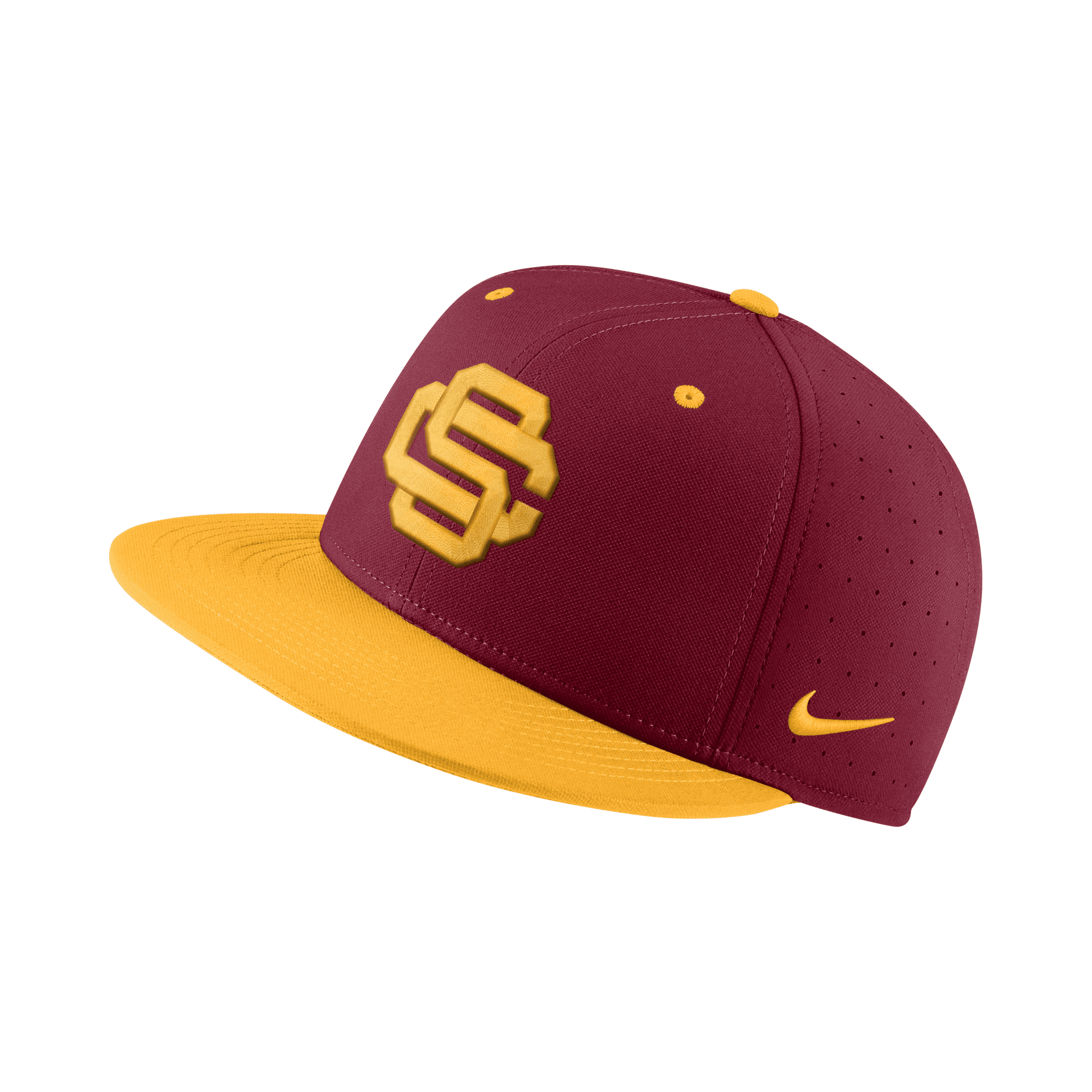 Nike Usc  Unisex College Fitted Baseball Hat In Red